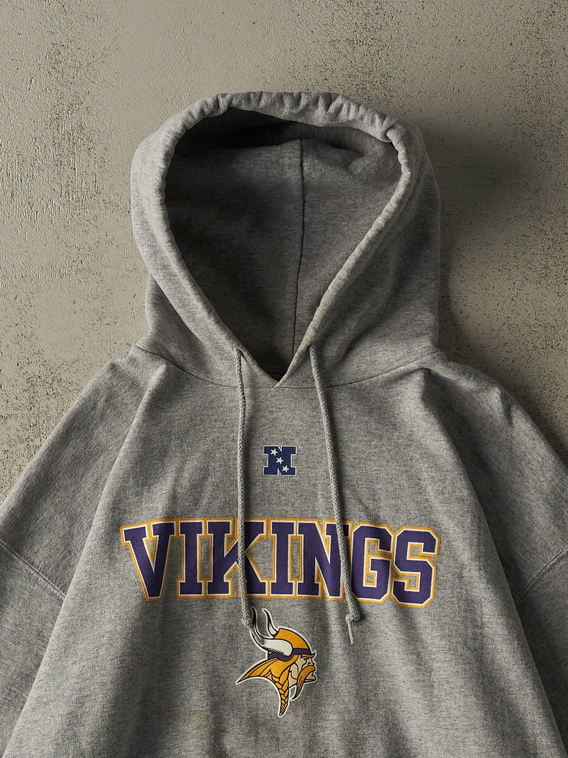 Vintage Y2K Grey Minnesota Vikings Hoodie (XL)