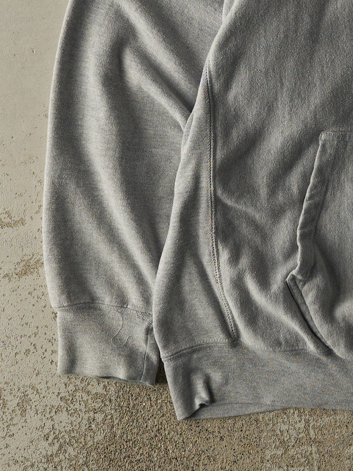 Vintage Y2K Heather Grey Ohio State University Embroidered Hoodie (XL)