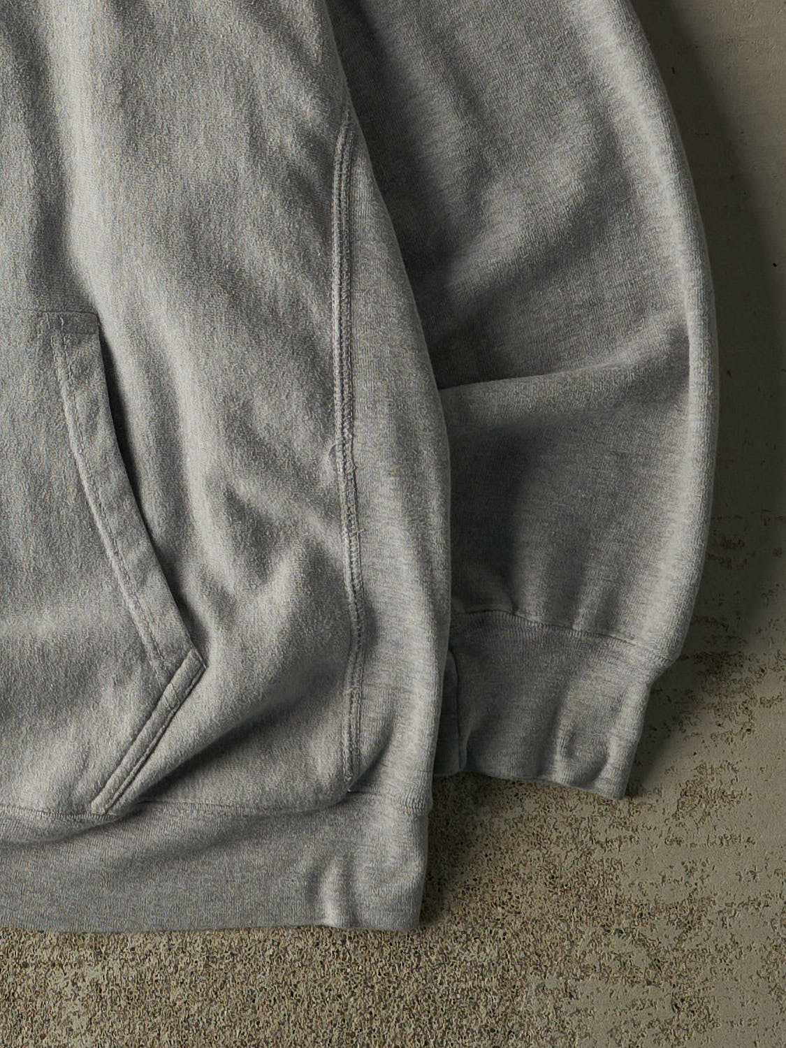Vintage Y2K Heather Grey Ohio State University Embroidered Hoodie (XL)