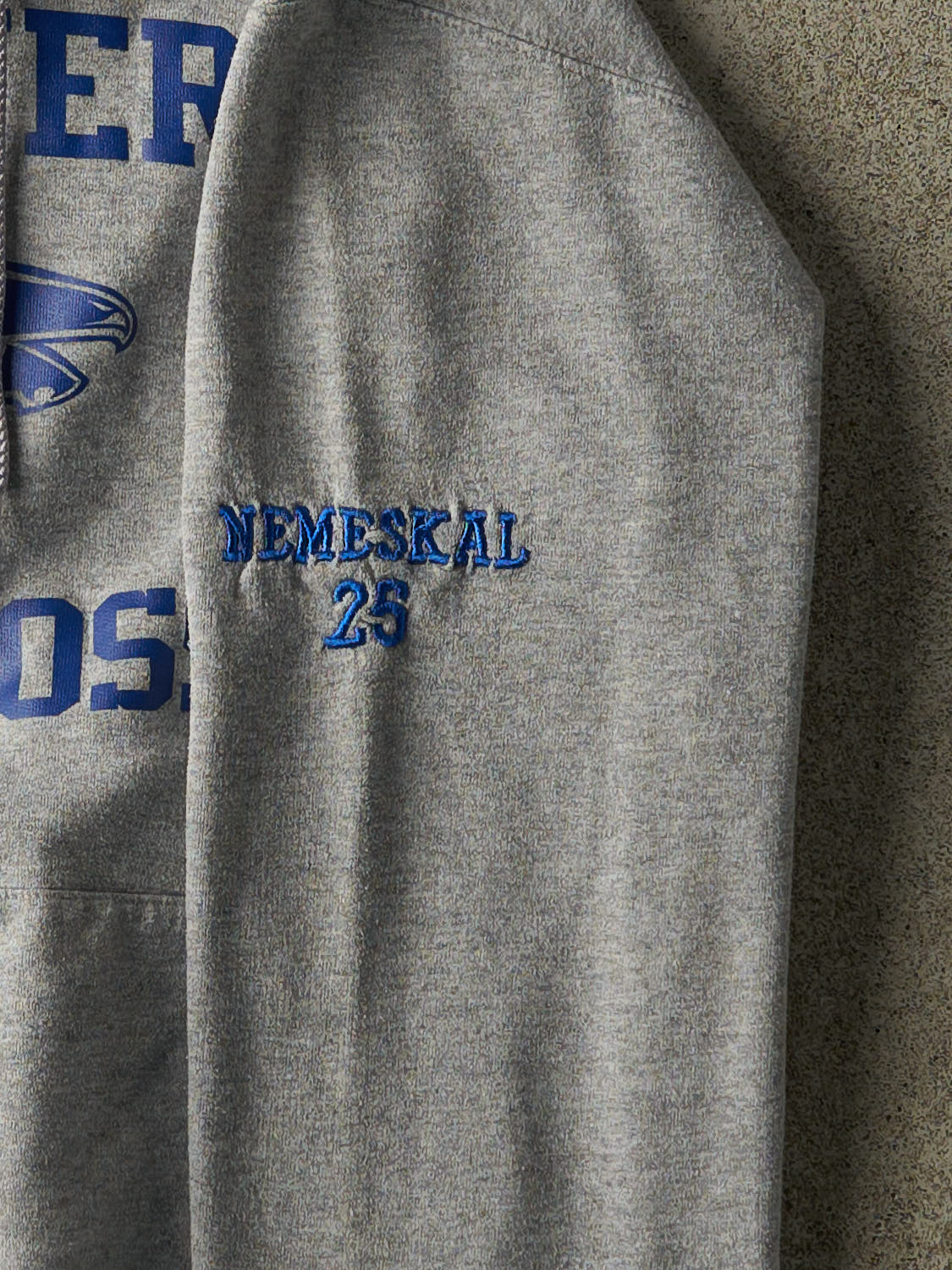 Vintage Y2K Grey Champion Danvers Lacrosse Hoodie (S)