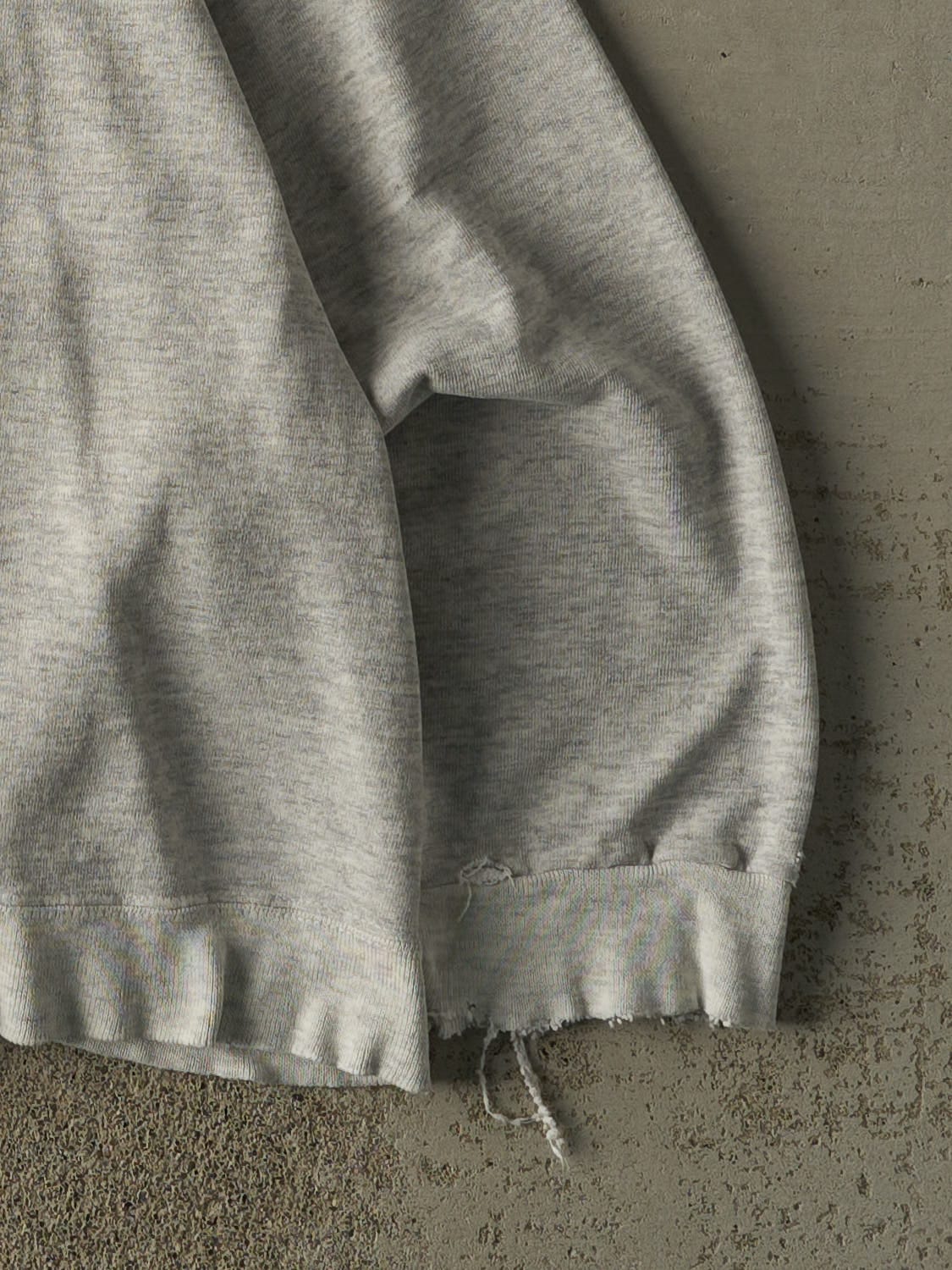 Vintage 90s Heather Grey Nike Embroidered Crewneck (XL/XXL)