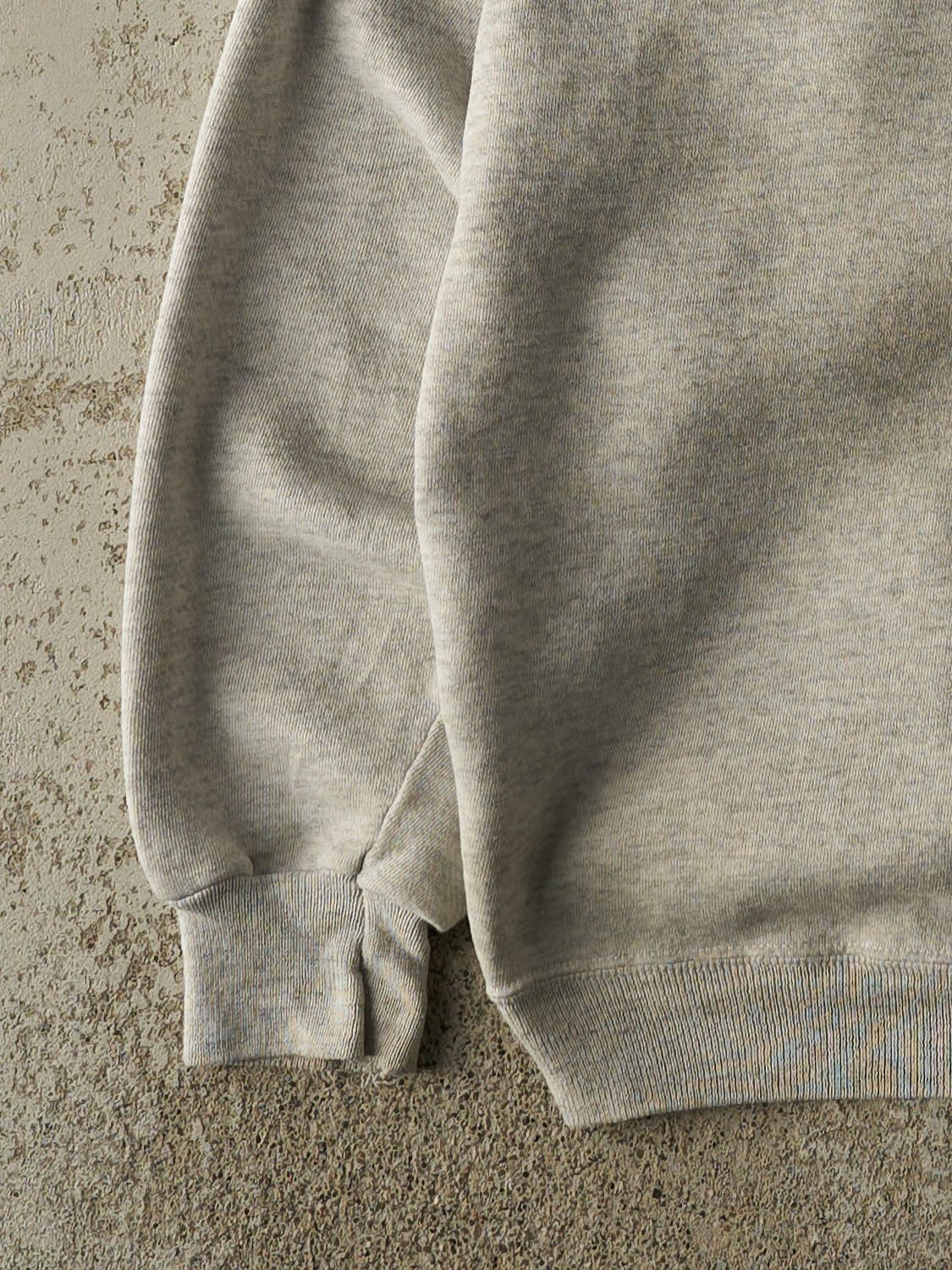 Vintage 80s Heather Grey Blank Crewneck (L)