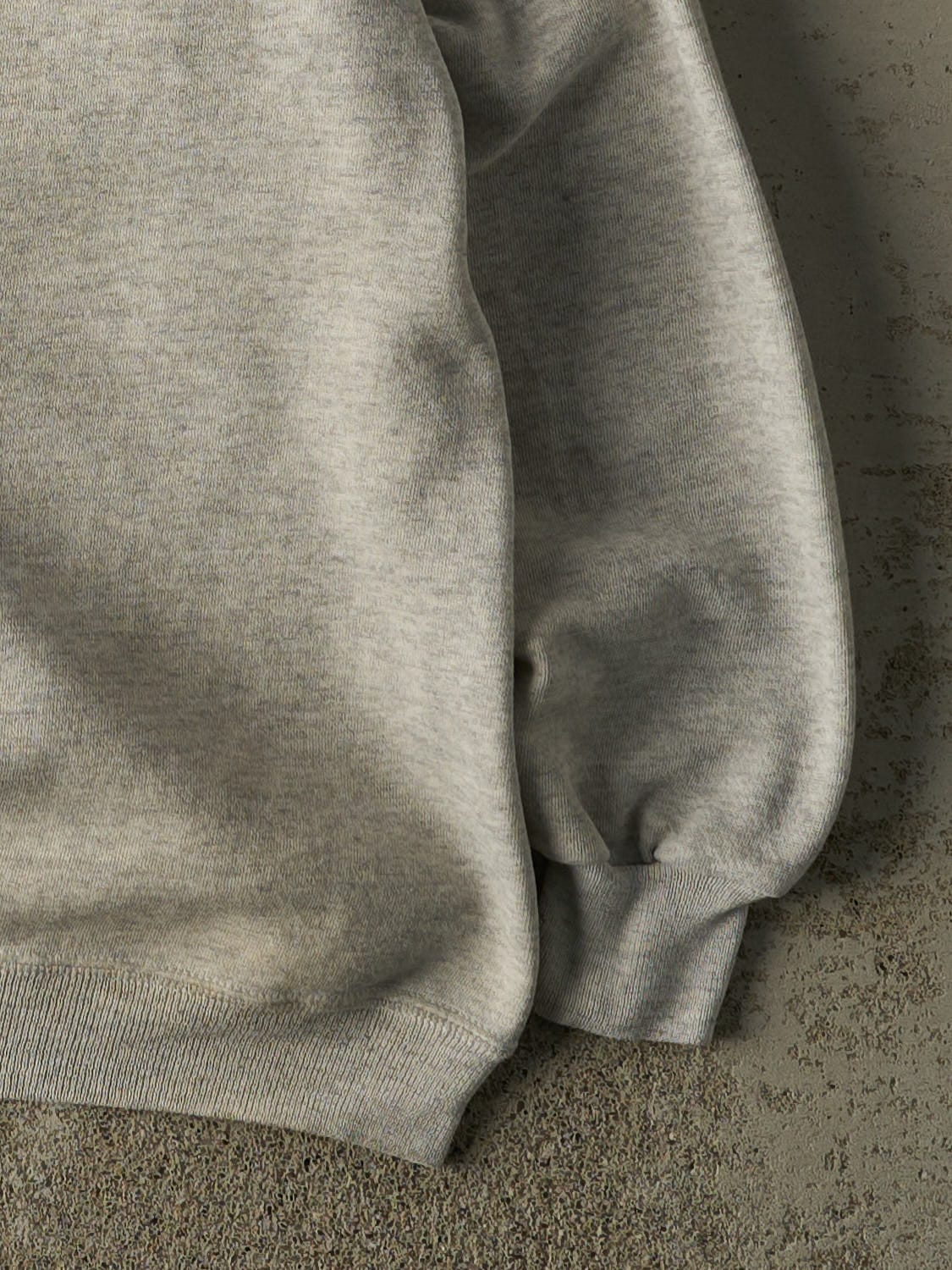 Vintage 80s Heather Grey Blank Crewneck (L)