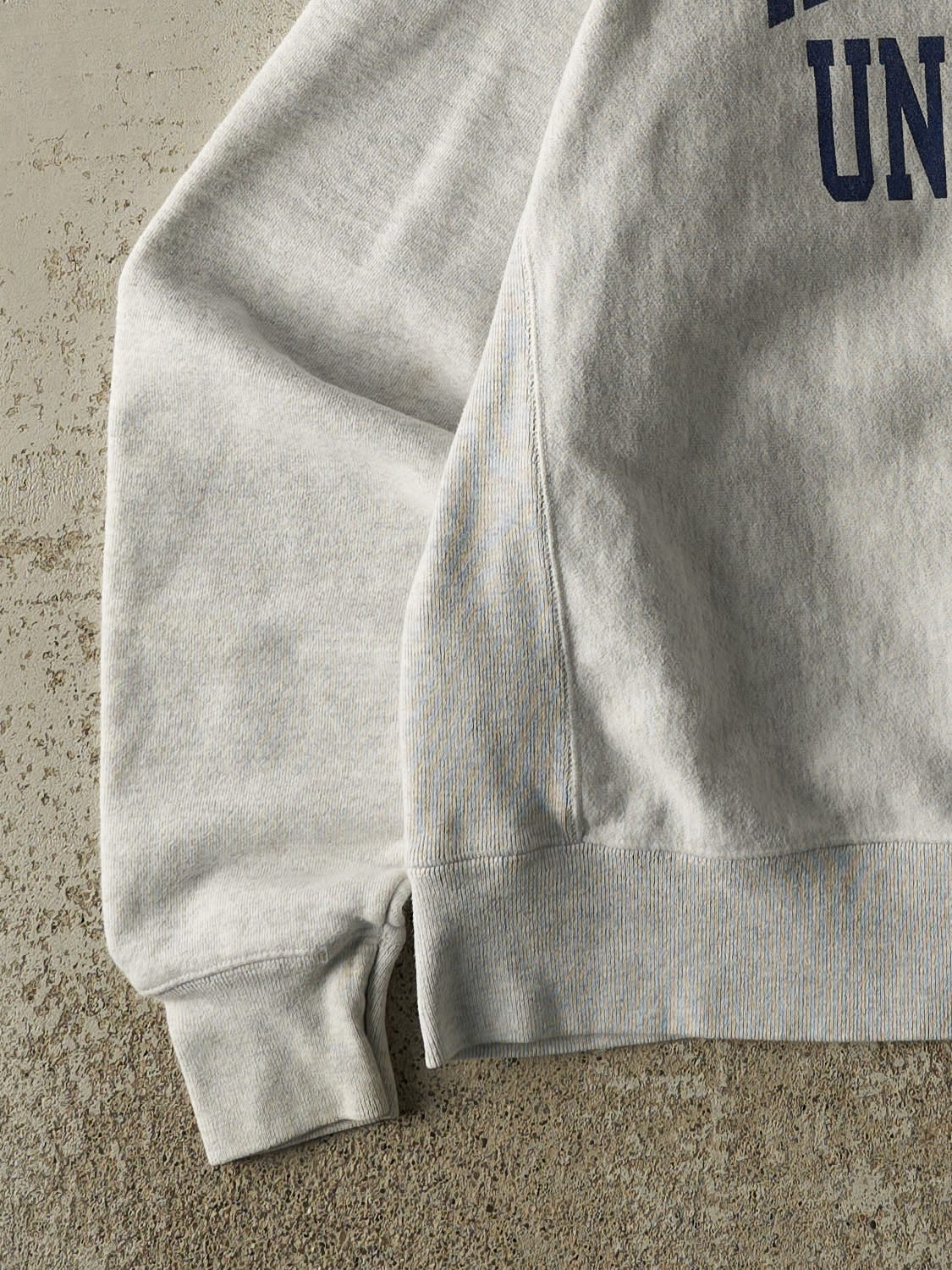 Vintage Y2K Heather Grey Champion Reverse Weave Immaculata University Crewneck (L)