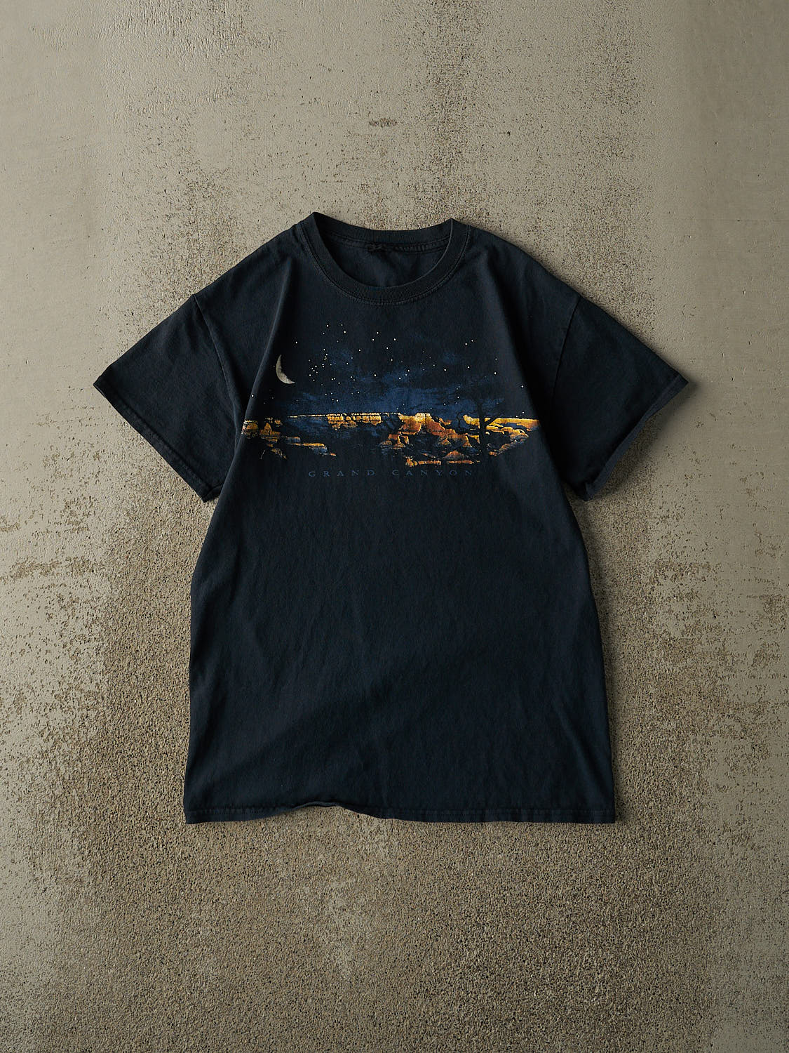 Vintage 90s Faded Black Grand Canyon Tee (S)