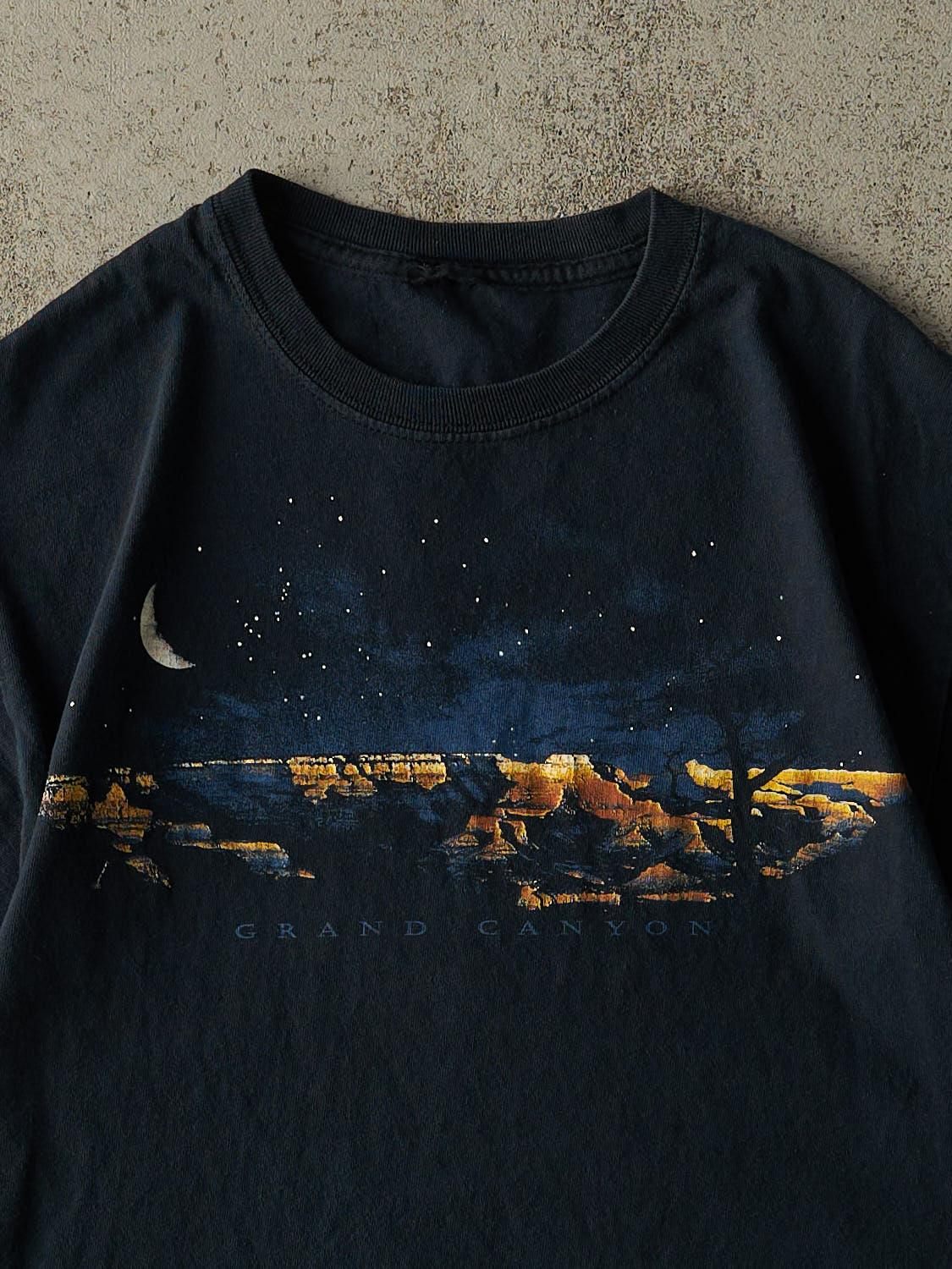 Vintage 90s Faded Black Grand Canyon Tee (S)
