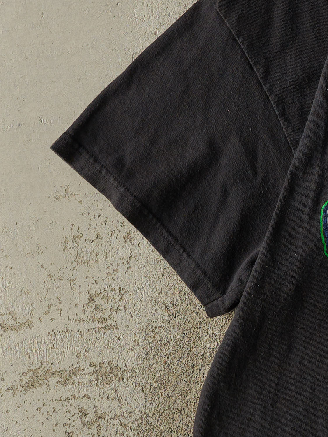 Vintage 90s Black Game Over Slogan Tee (XL)