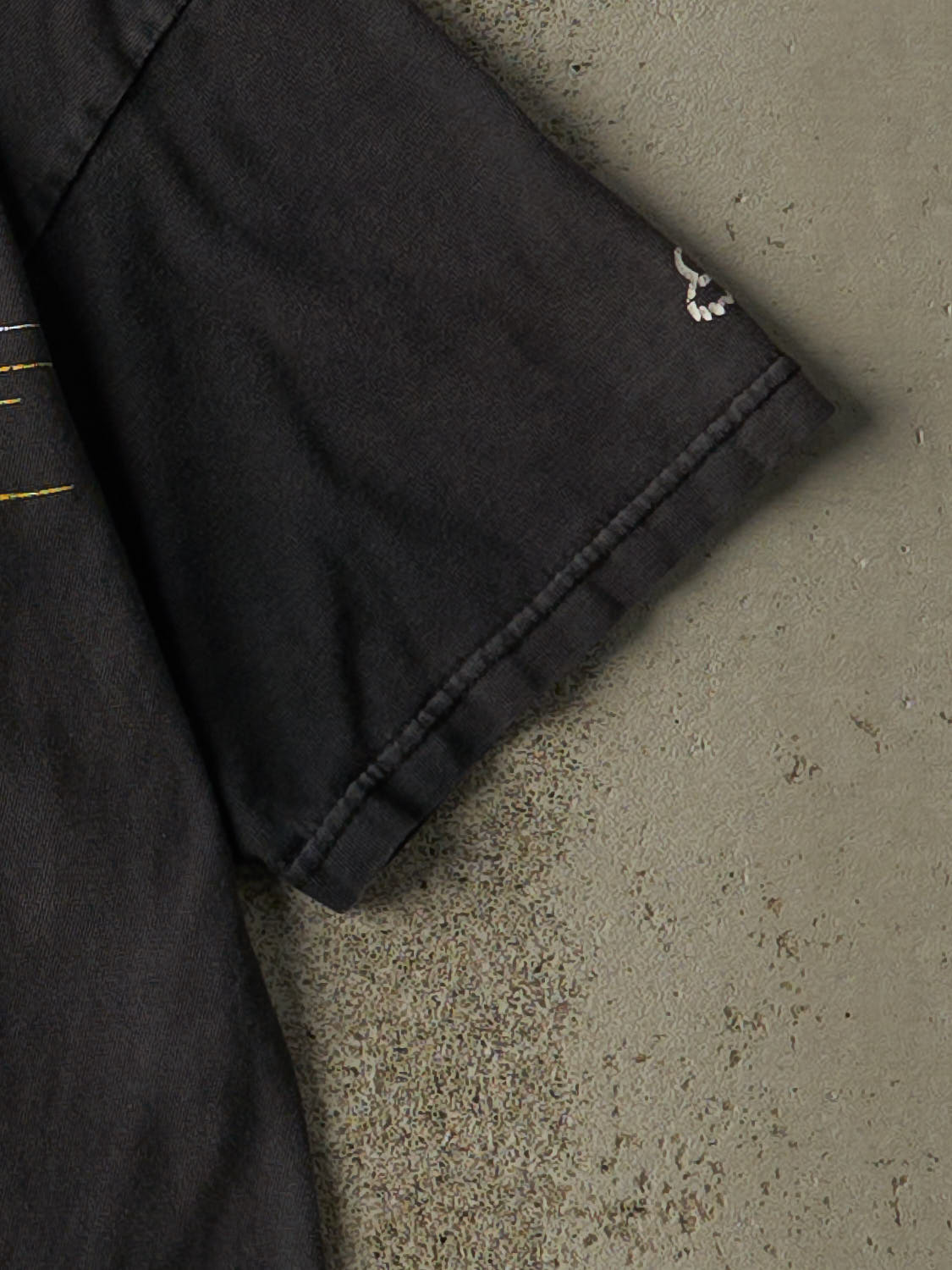 Vintage Y2K Sun Faded Black Fox Racing Tee (S/M)