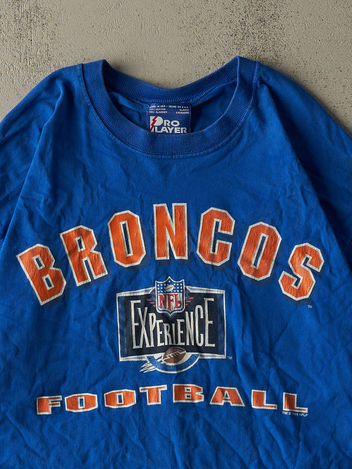 Vintage 95' Blue Denver Broncos Tee (L/XL)