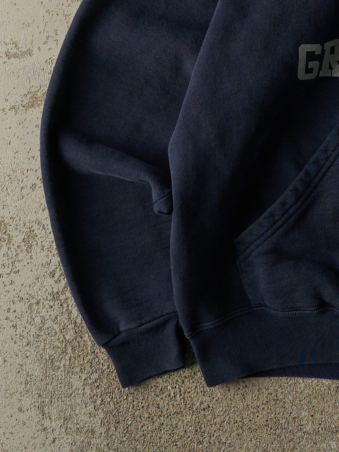 Vintage Y2K Navy Blue University of Wisconsin Green Bay Hoodie (S/M)