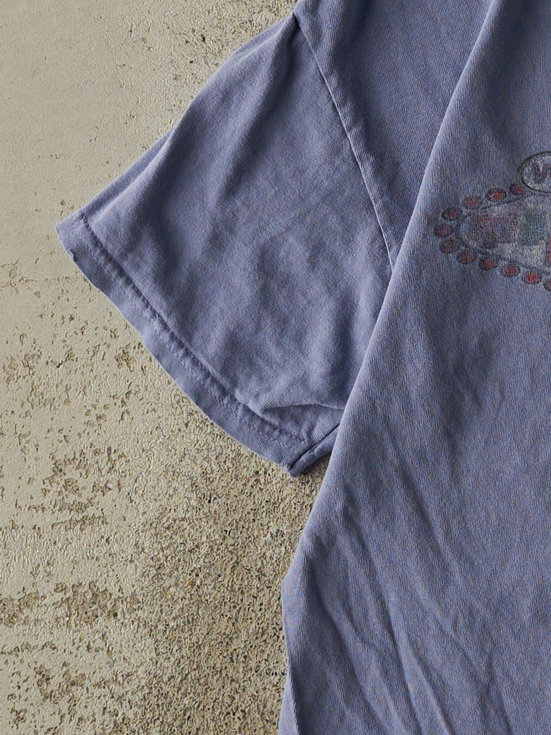 Vintage Y2K Blue Las Vegas Tee (S/M)