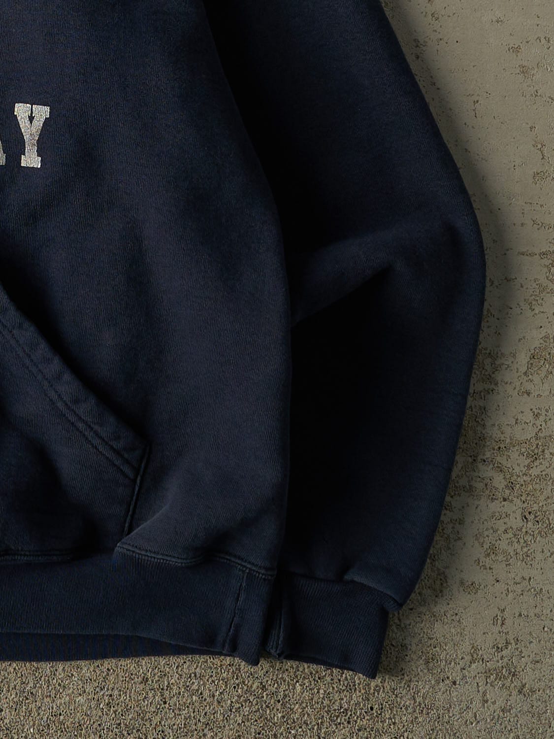 Vintage Y2K Navy Blue University of Wisconsin Green Bay Hoodie (S/M)