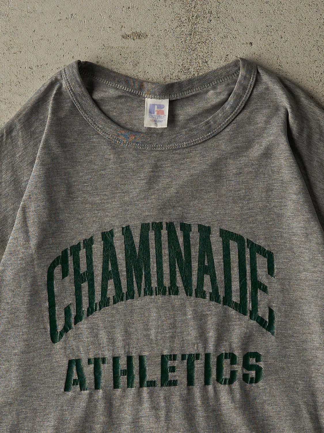 Vintage 90s Grey Chaminade Athletics Tee (L/XL)