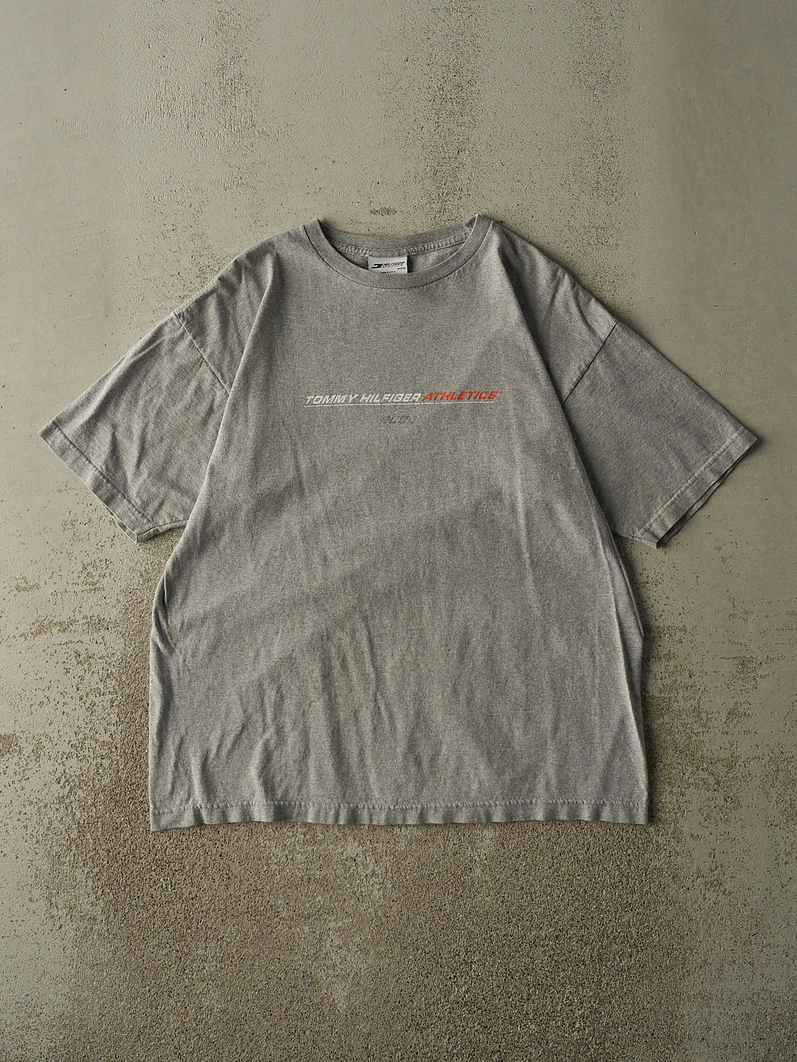 Vintage Y2K Grey Tommy Hilfiger Tee (L)