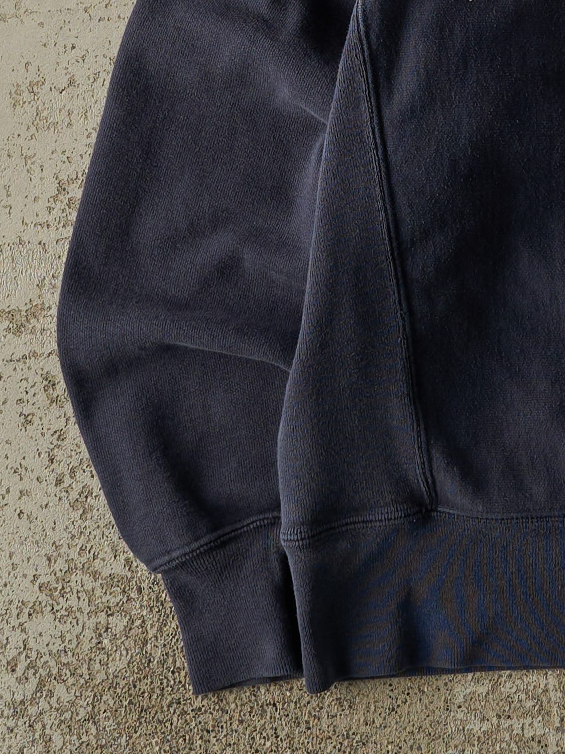 Vintage 90s Faded Navy Champion Reverse Weave University of Virginia Crewneck (XS/S)