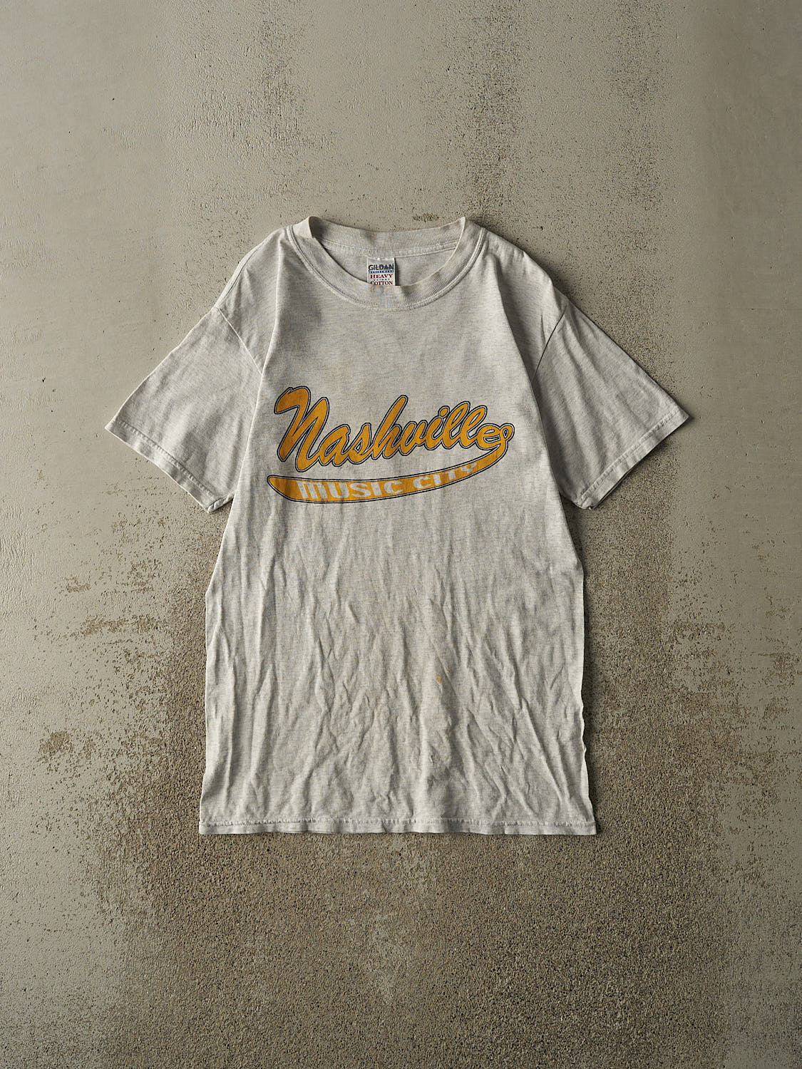 Vintage Y2K Heather Grey Nashville Tee (XS/S)