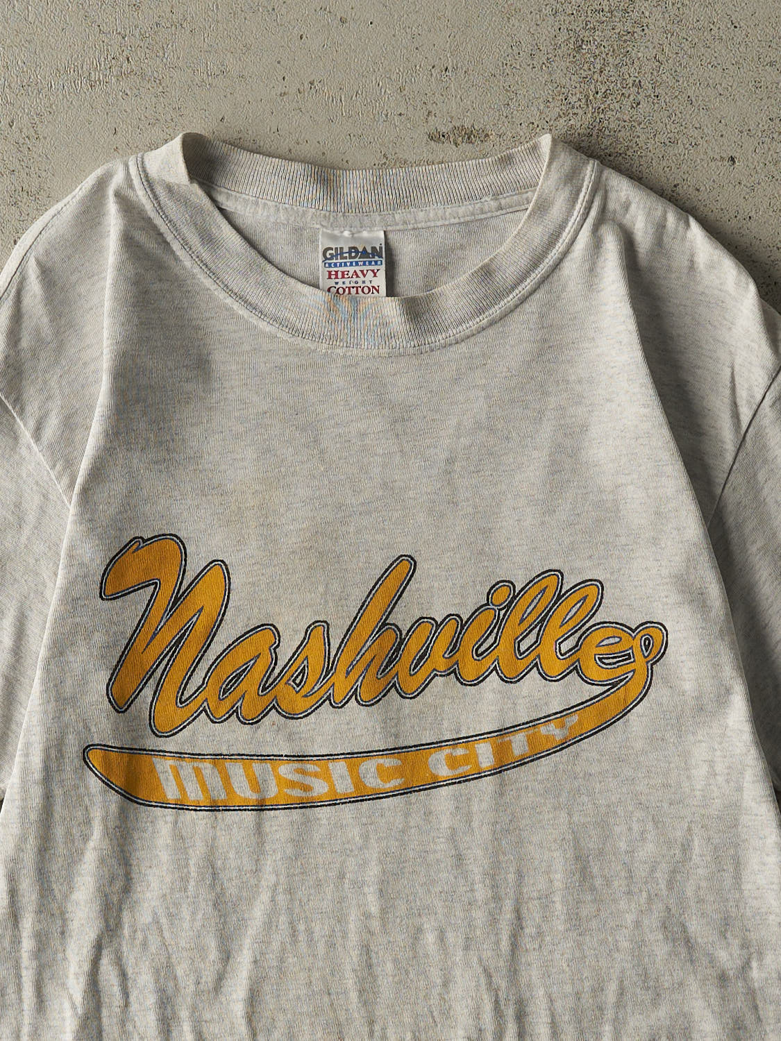 Vintage Y2K Heather Grey Nashville Tee (XS/S)
