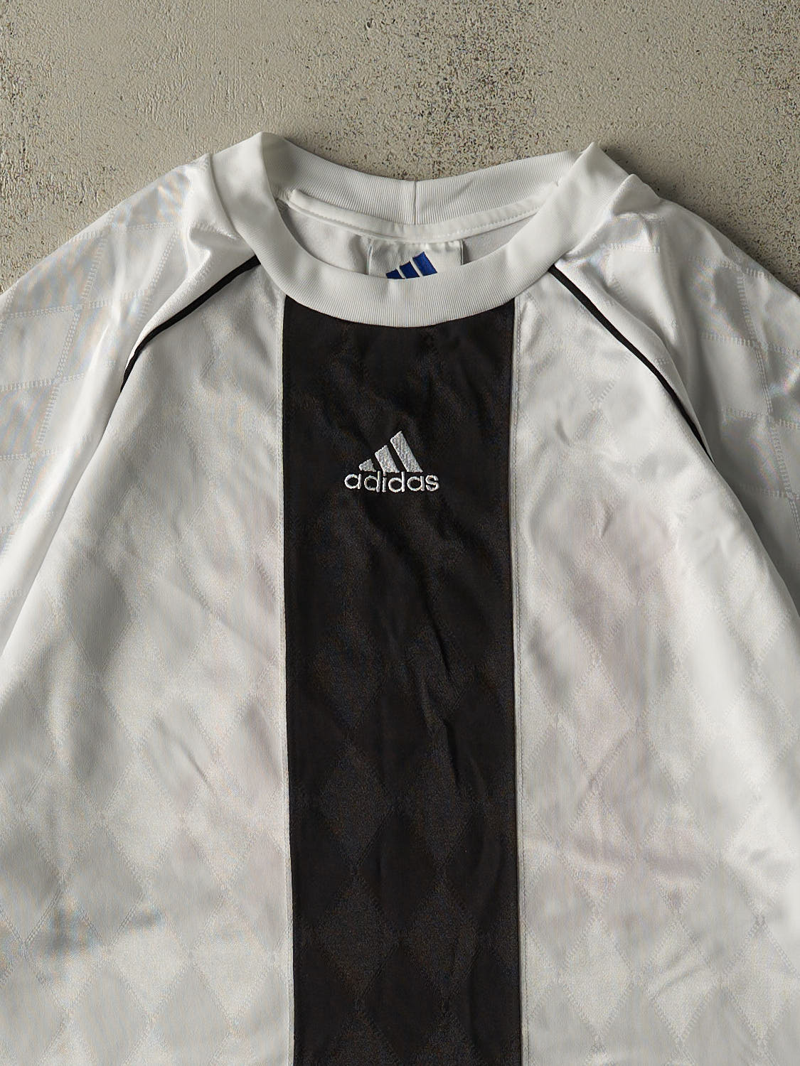 Vintage 90s White Adidas Soccer Jersey (XXL)
