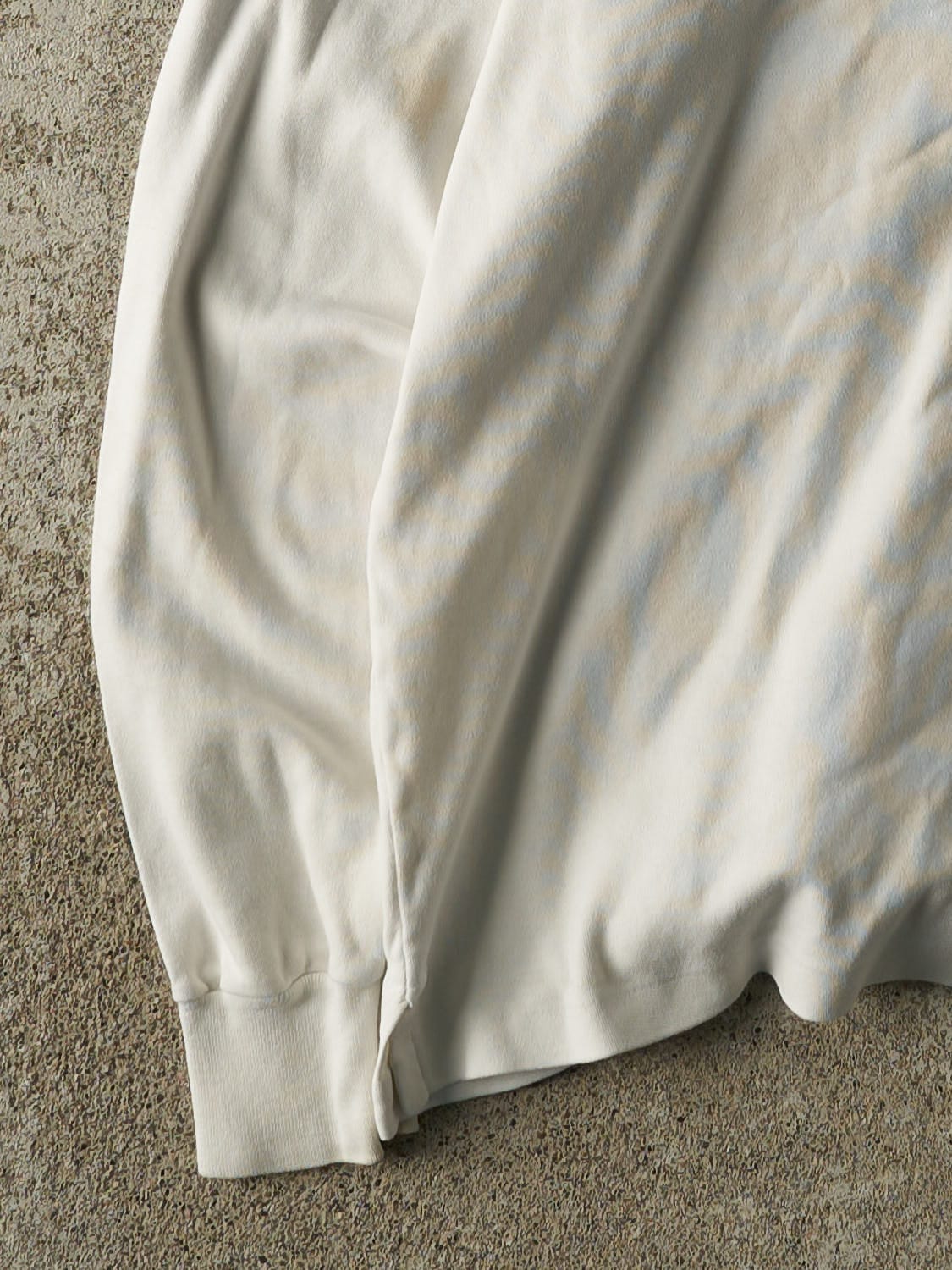 Vintage 90s White Polo Ralph Lauren Embroidered Turtleneck Long Sleeve (L/XL)