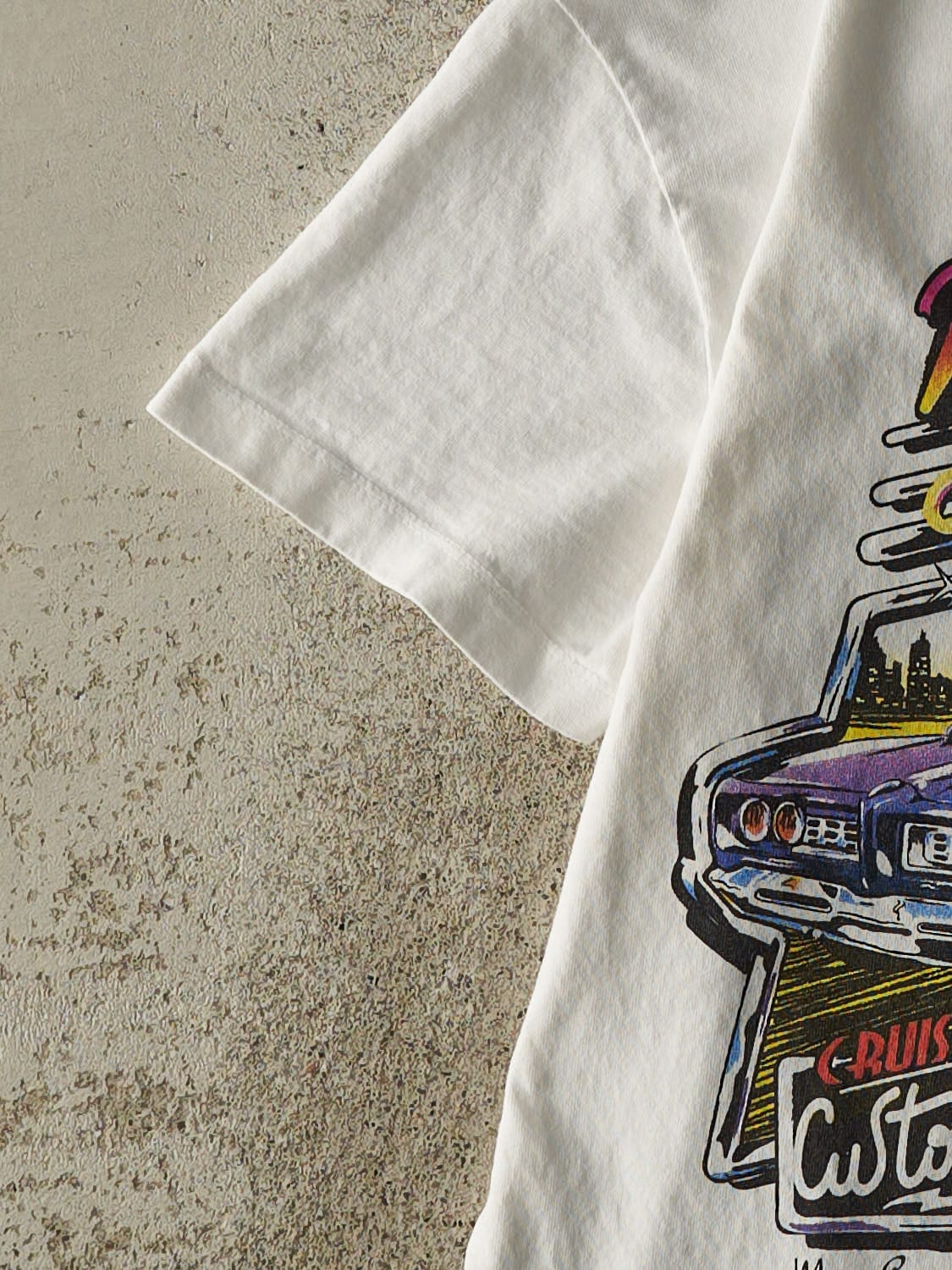 Vintage Y2K White West Coast California Tee (XS/S)