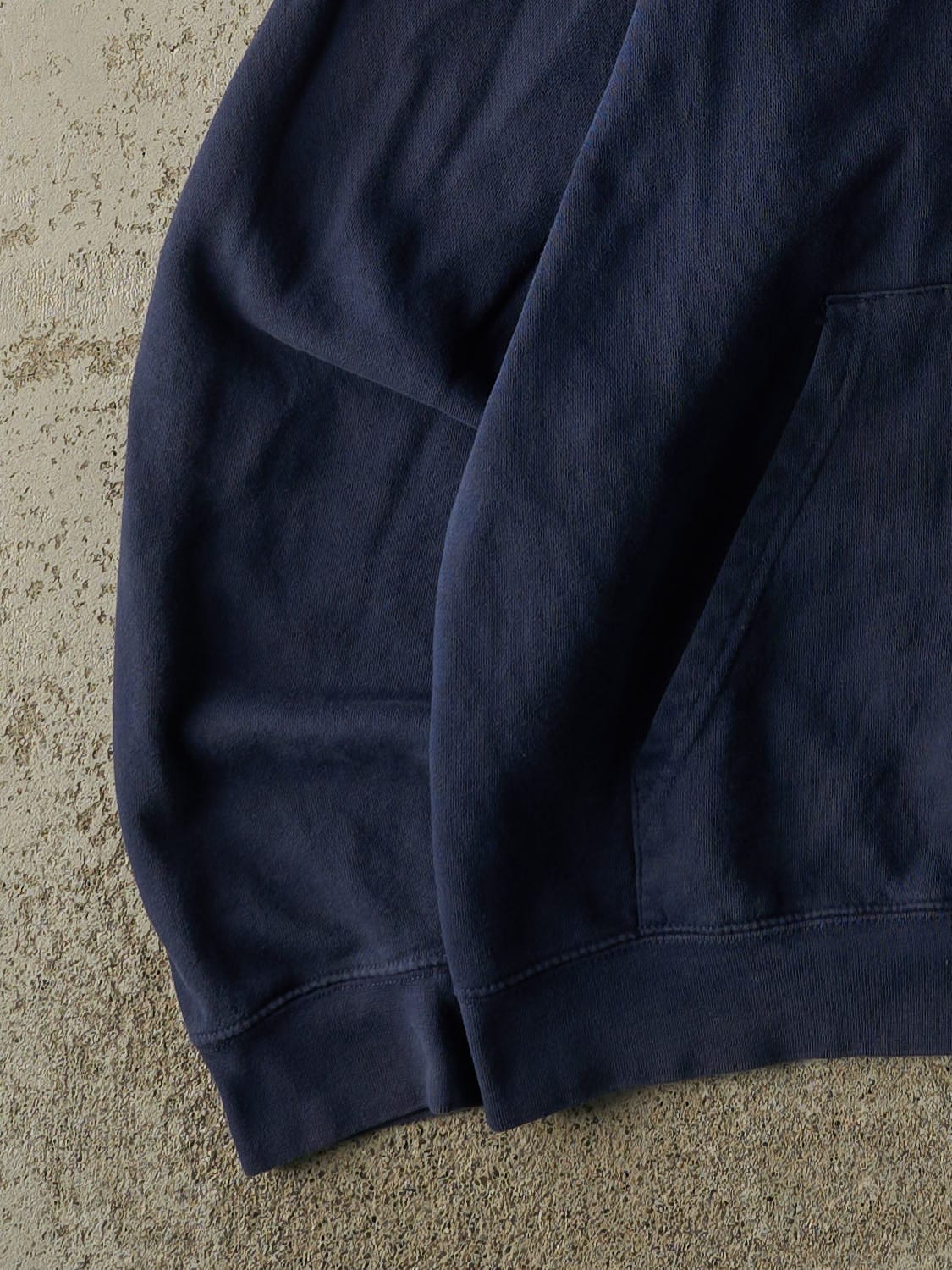 Vintage Y2K Navy Blue Milwaukee Brewers Embroidered Zip Up Hoodie (M/L)