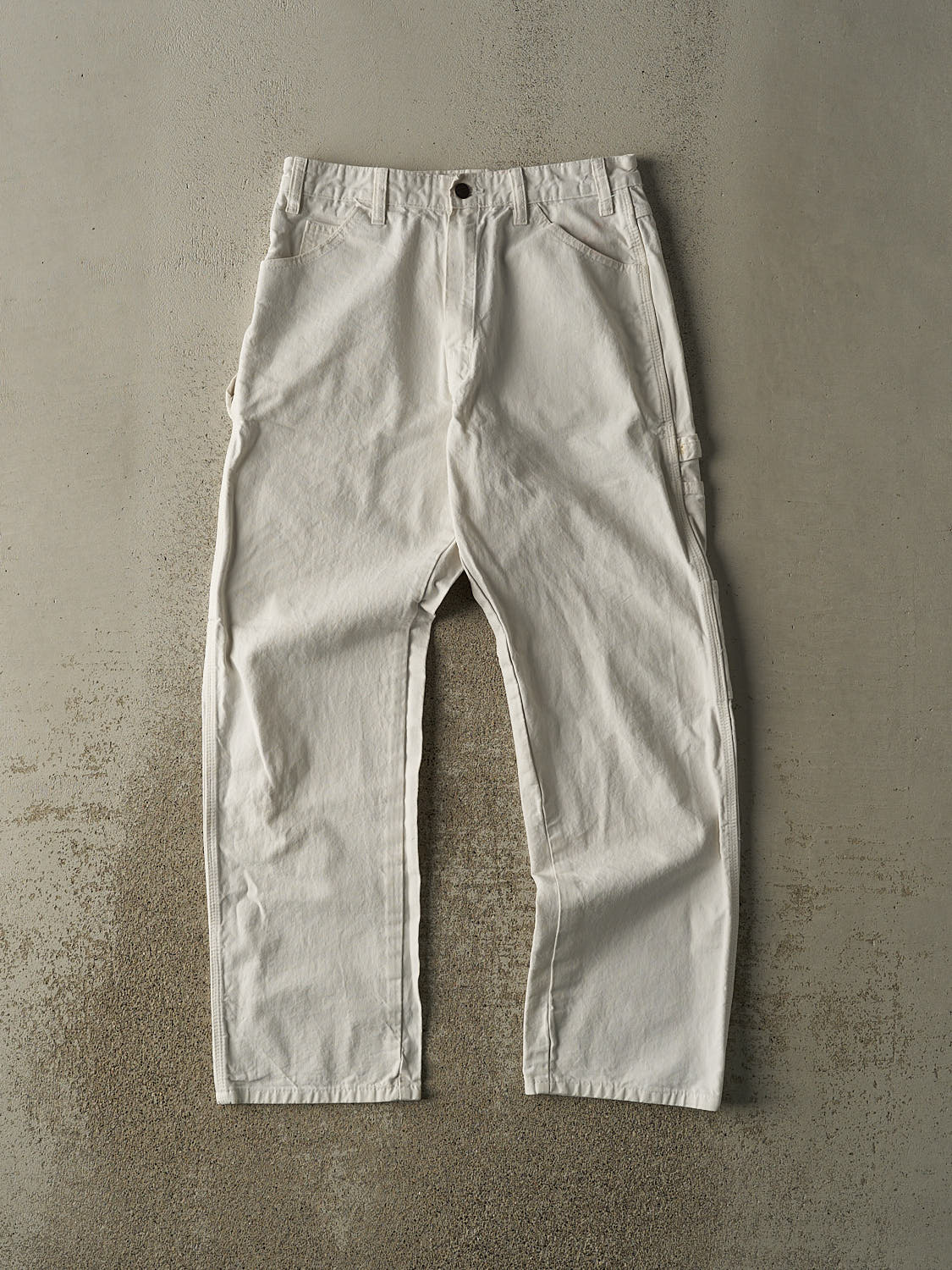 Vintage 90s White Dickies Carpenter Pants (30x30)