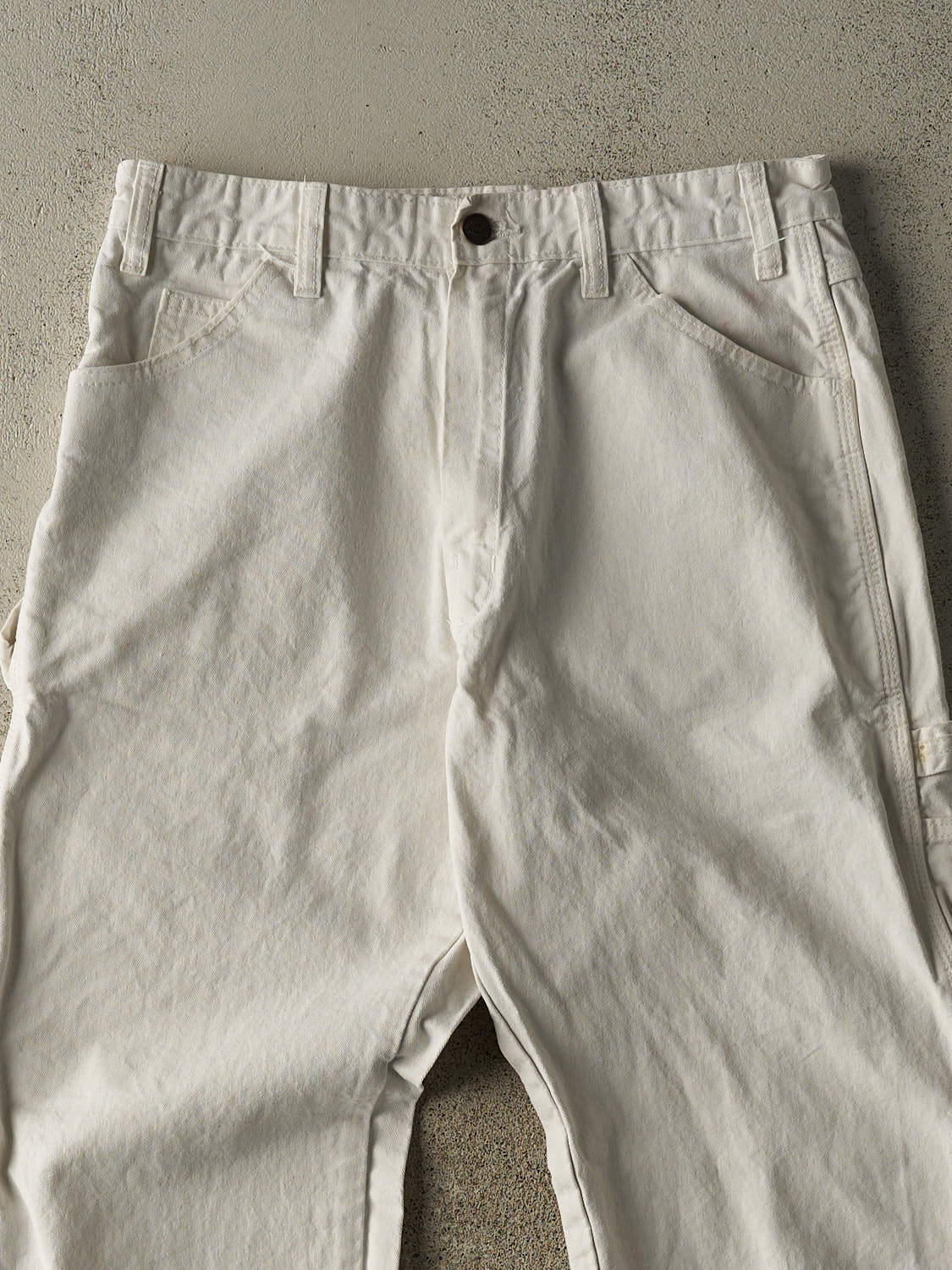 Vintage 90s White Dickies Carpenter Pants (30x30)