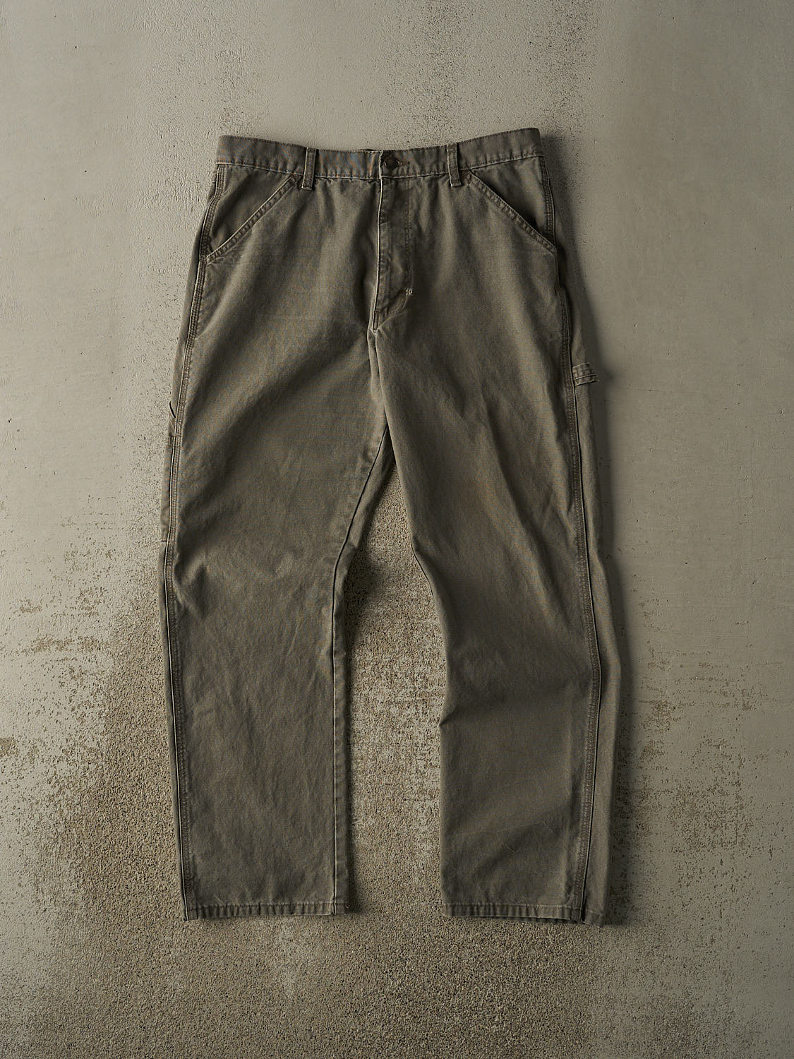 Vintage 90s Green Rustler Carpenter Pants (34x31)