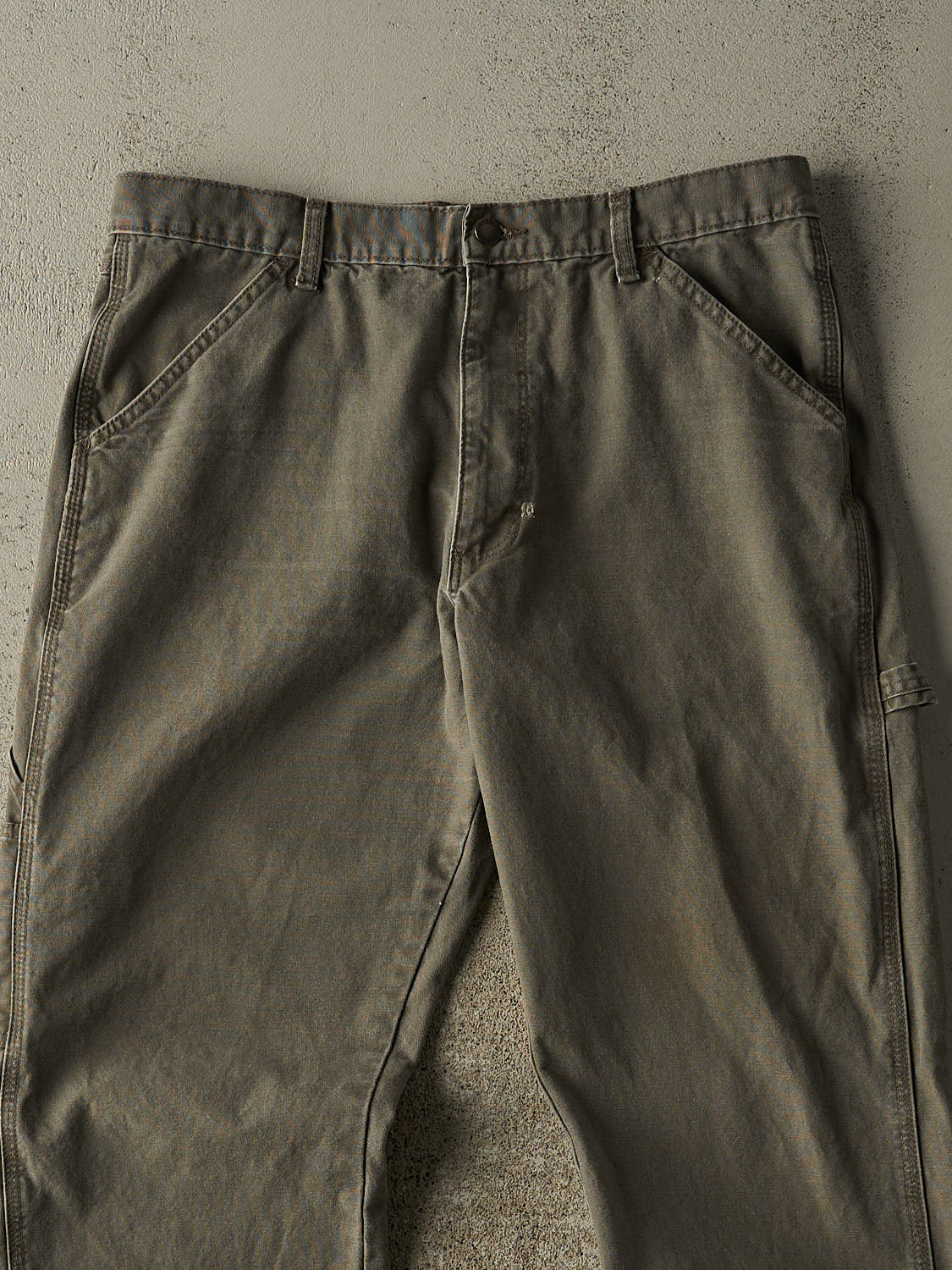Vintage 90s Green Rustler Carpenter Pants (34x31)