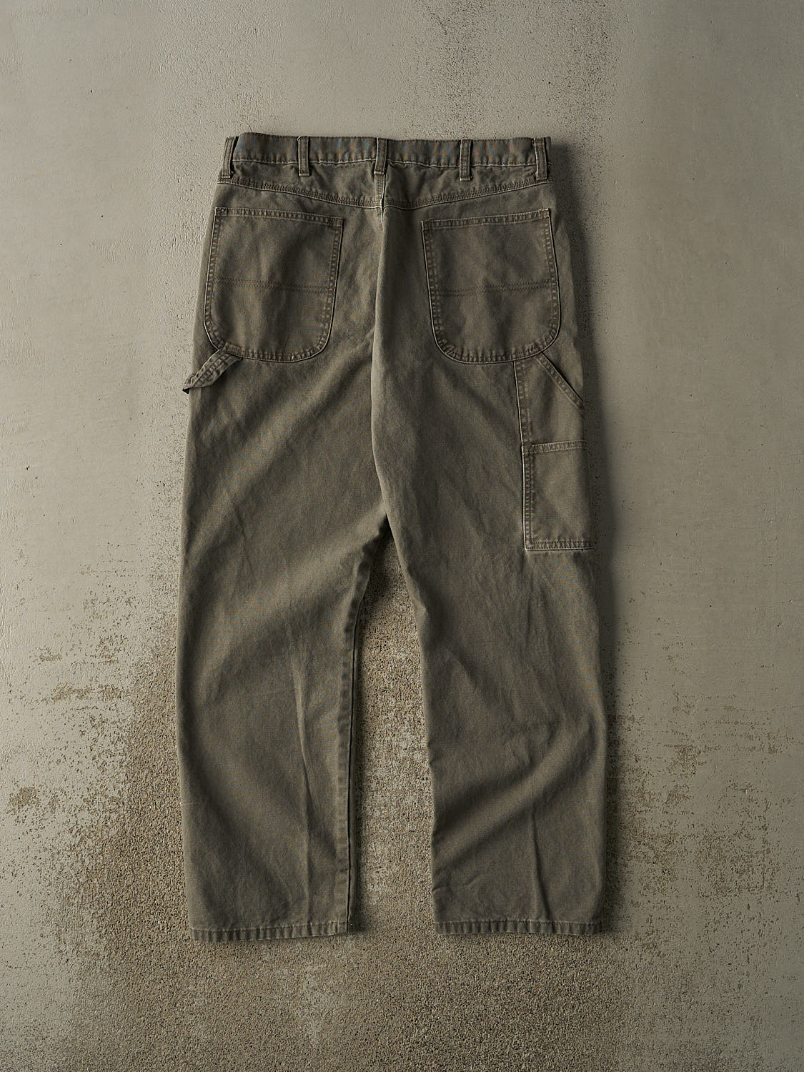 Vintage 90s Green Rustler Carpenter Pants (34x31)