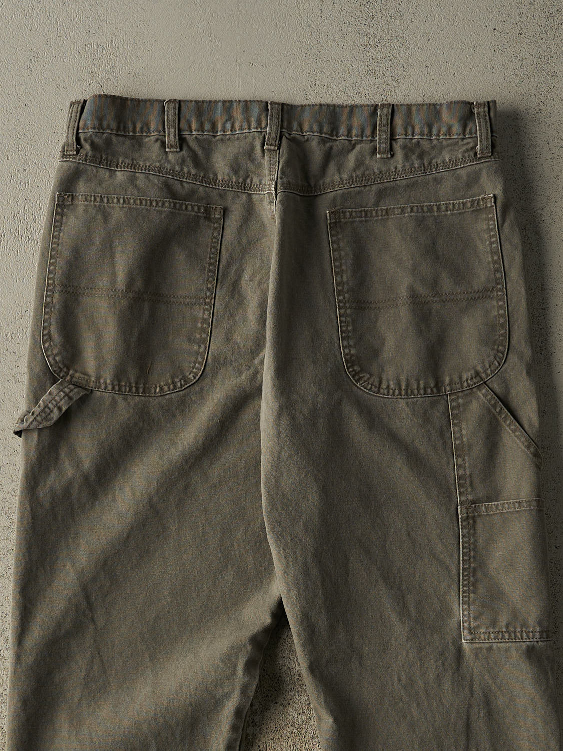 Vintage 90s Green Rustler Carpenter Pants (34x31)