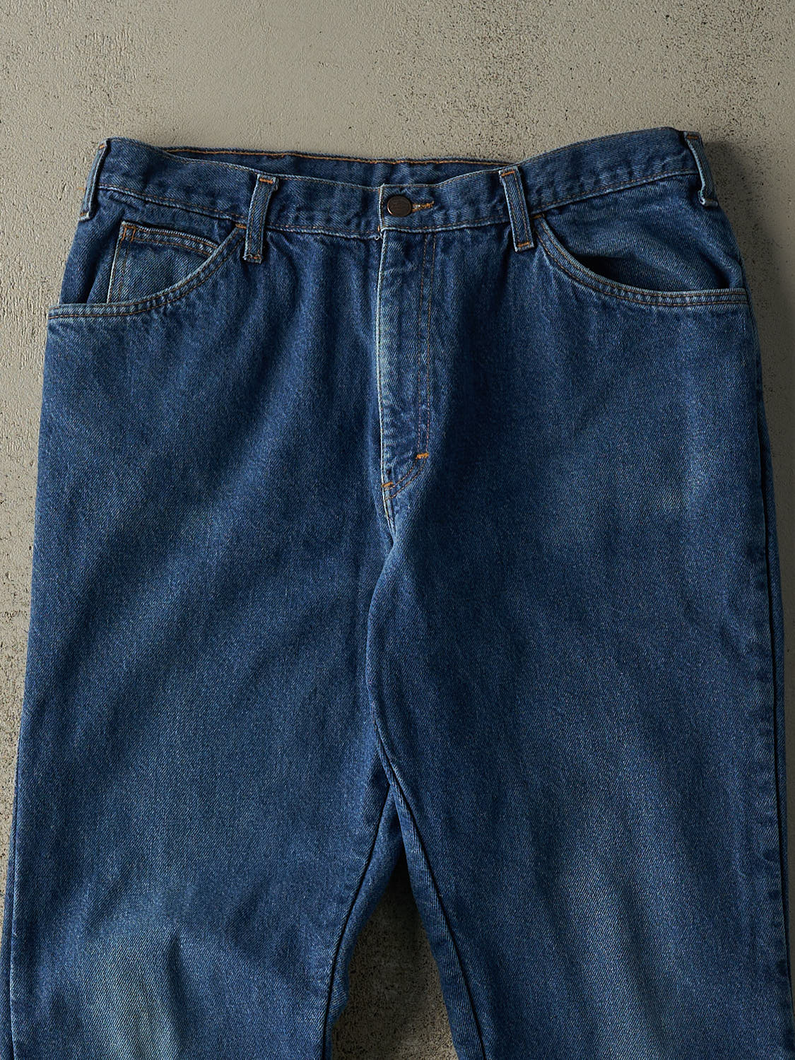 Vintage 90s Dark Wash Dickies Flannel Lined Jeans (35x30.5)