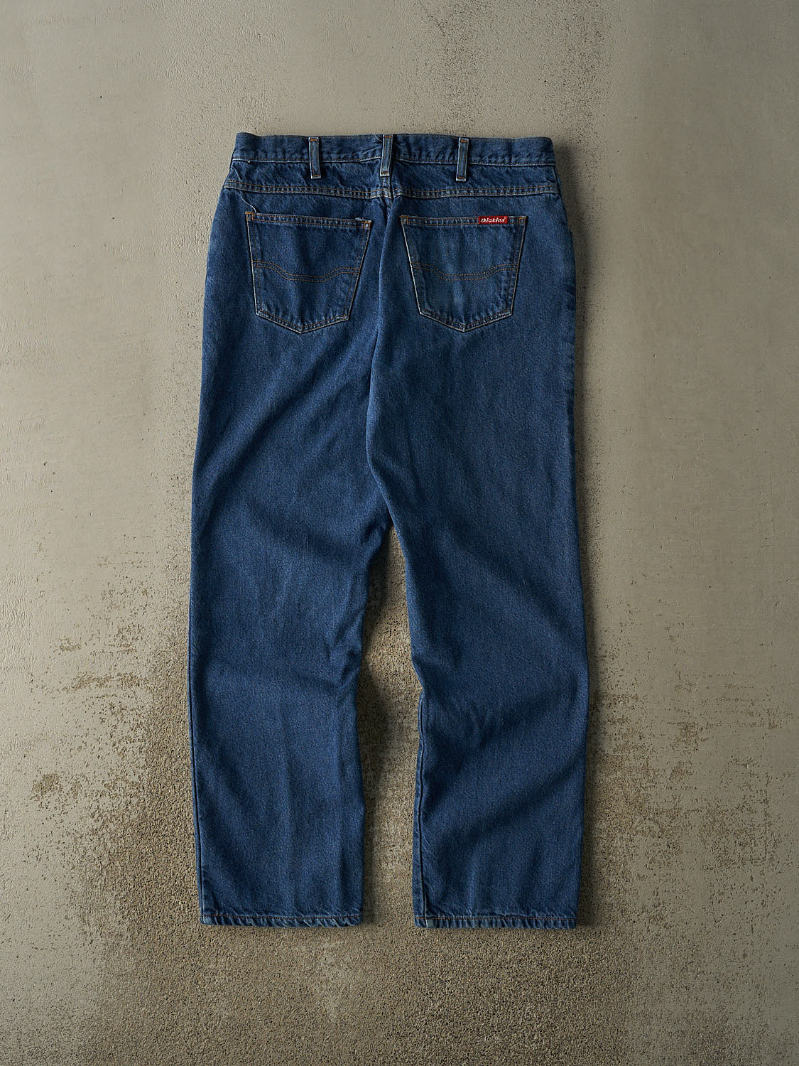 Vintage 90s Dark Wash Dickies Flannel Lined Jeans (35x30.5)
