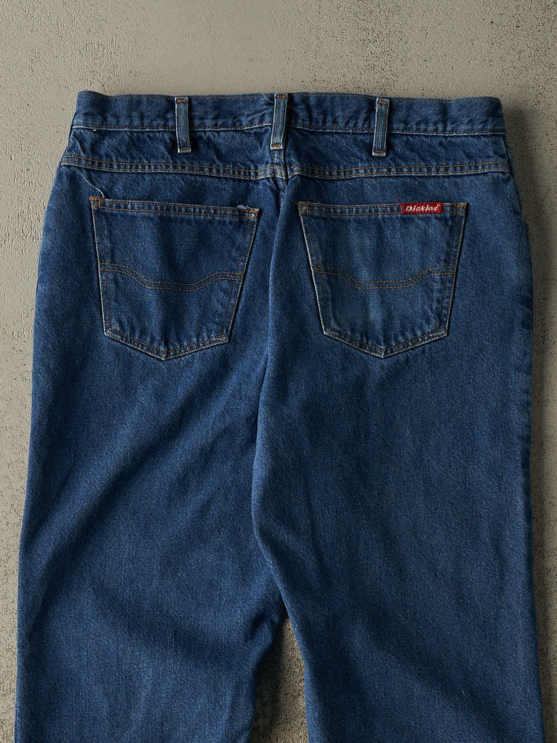 Vintage 90s Dark Wash Dickies Flannel Lined Jeans (35x30.5)
