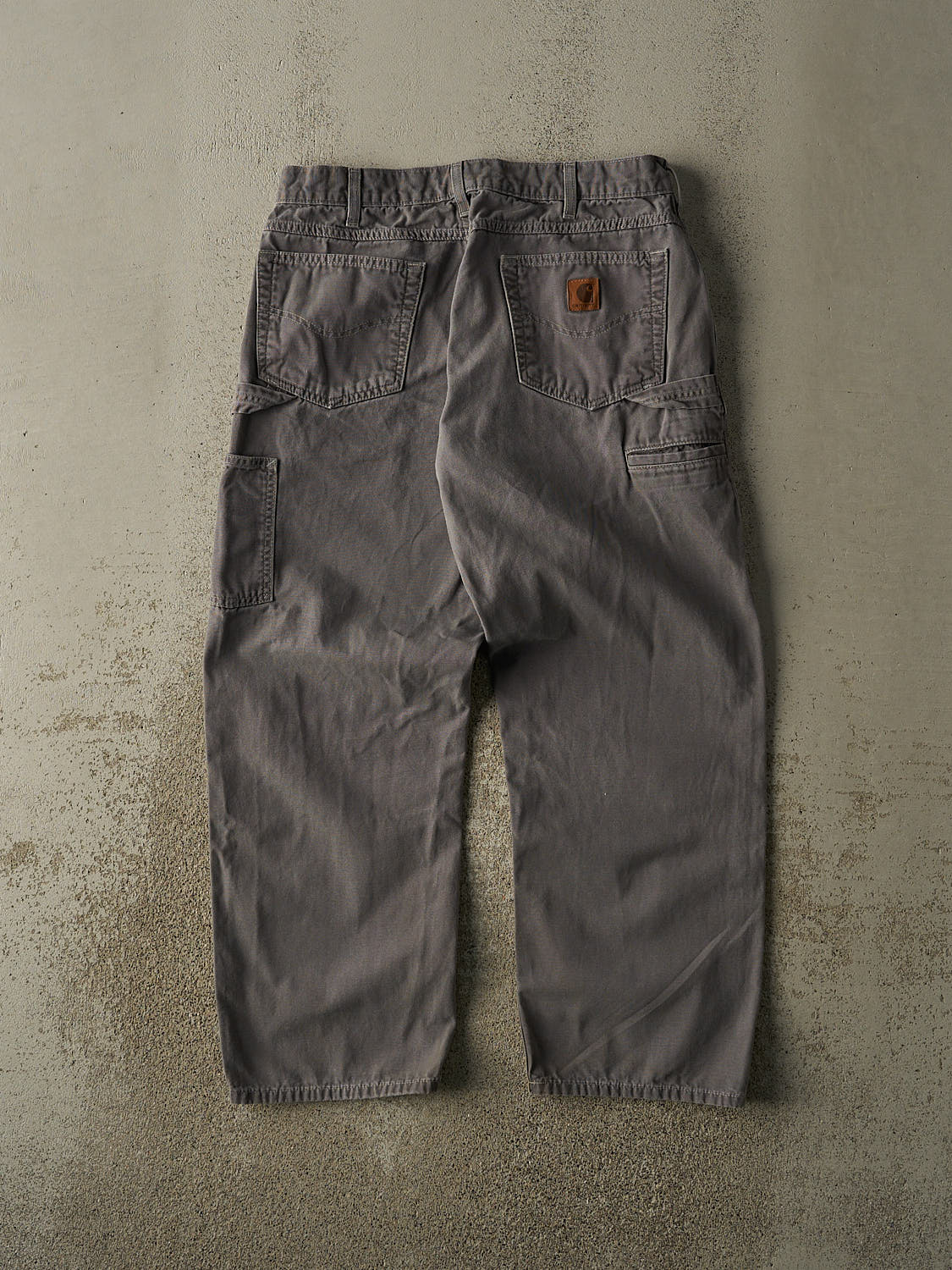 Vintage Y2K Grey Carhartt Carpenter Pants (33x29)