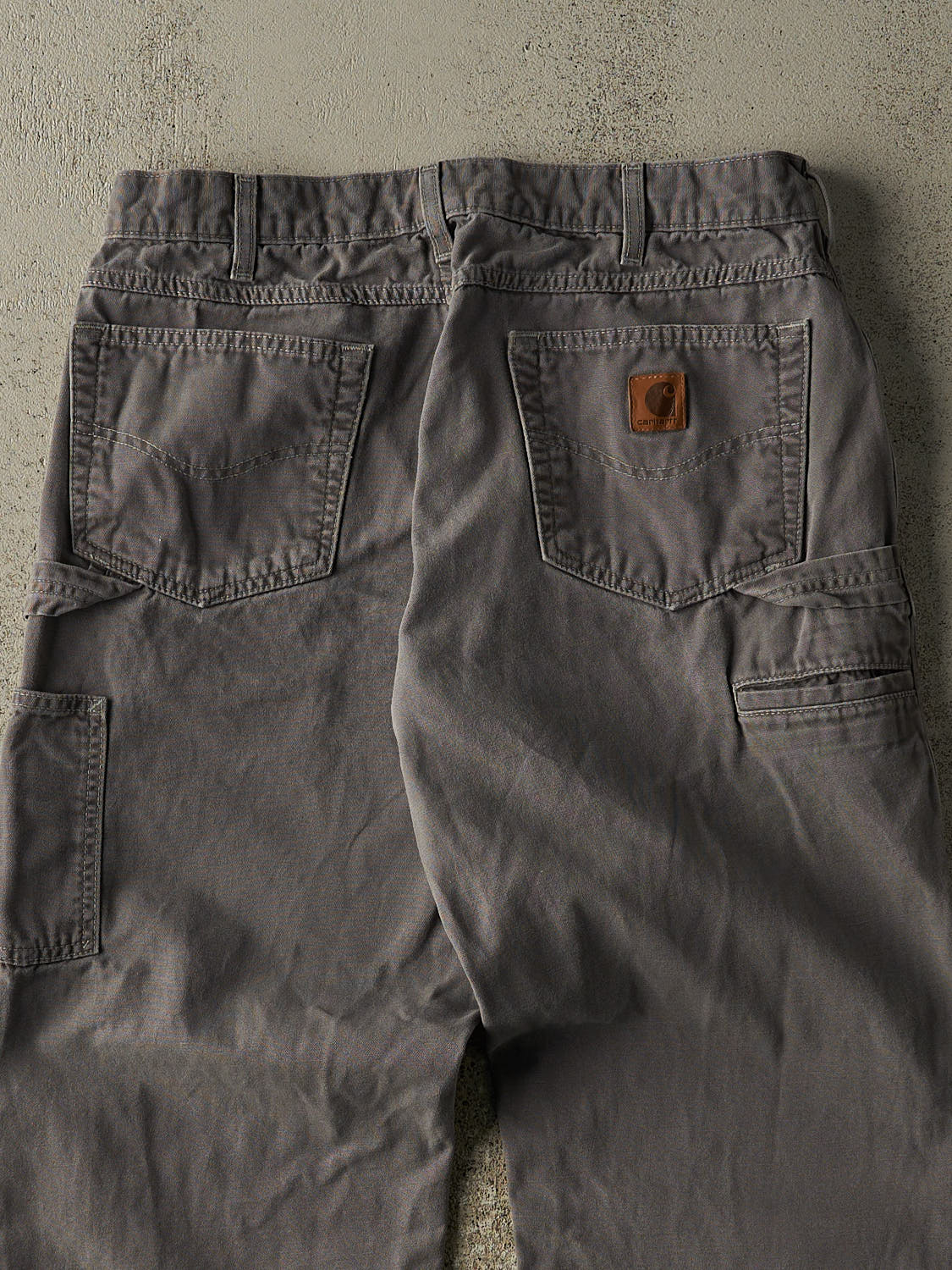 Vintage Y2K Grey Carhartt Carpenter Pants (33x29)