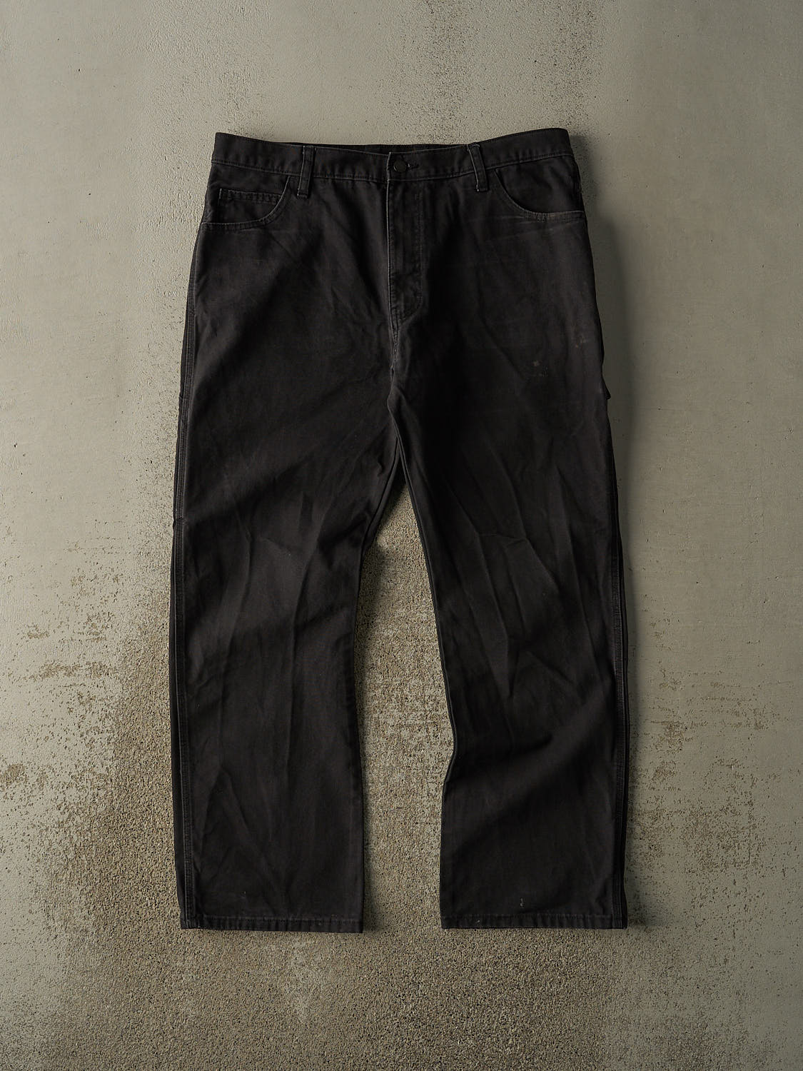 Vintage Y2K Faded Black Dickies Carpenter Pants (38x29.5)