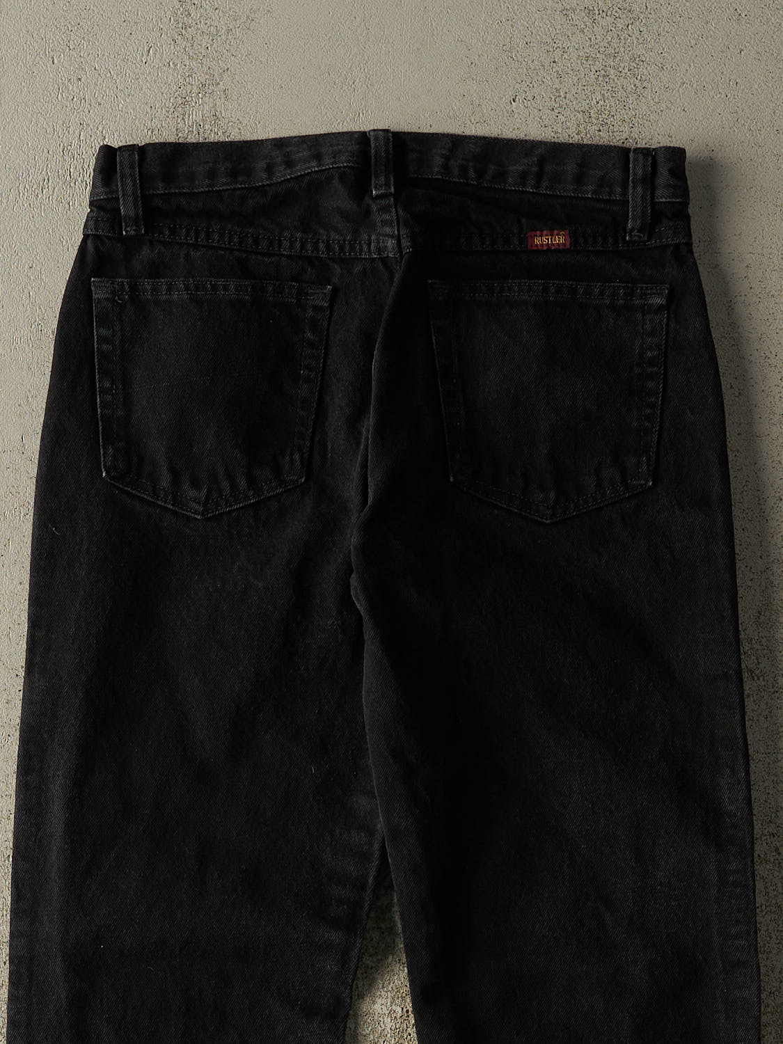 Vintage 90s Black Rustler Denim Pants (31x30)