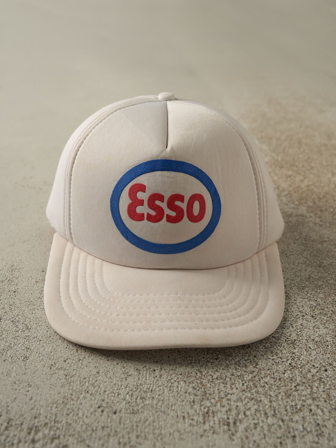 Vintage 80s White Esso Foam Snapback (O/S)