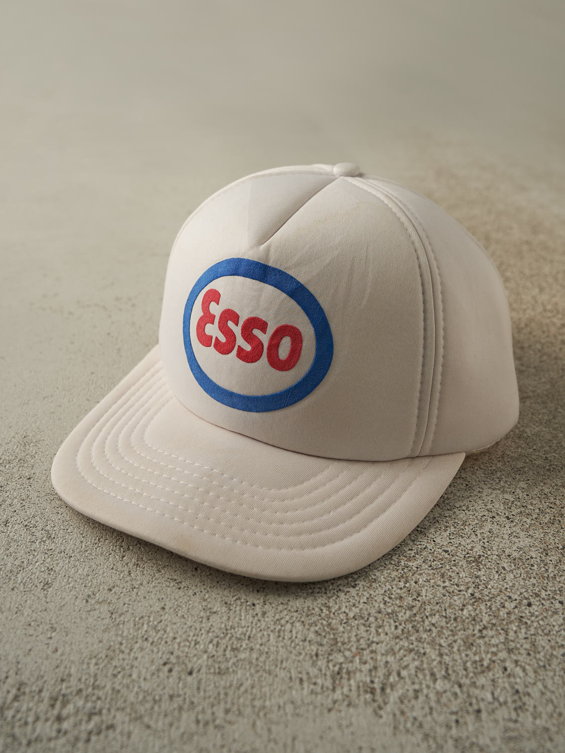 Vintage 80s White Esso Foam Snapback (O/S)
