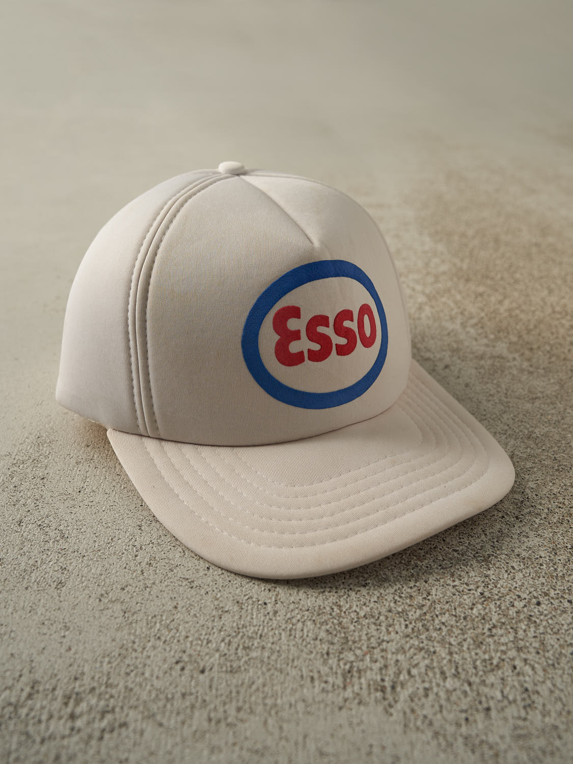 Vintage 80s White Esso Foam Snapback (O/S)