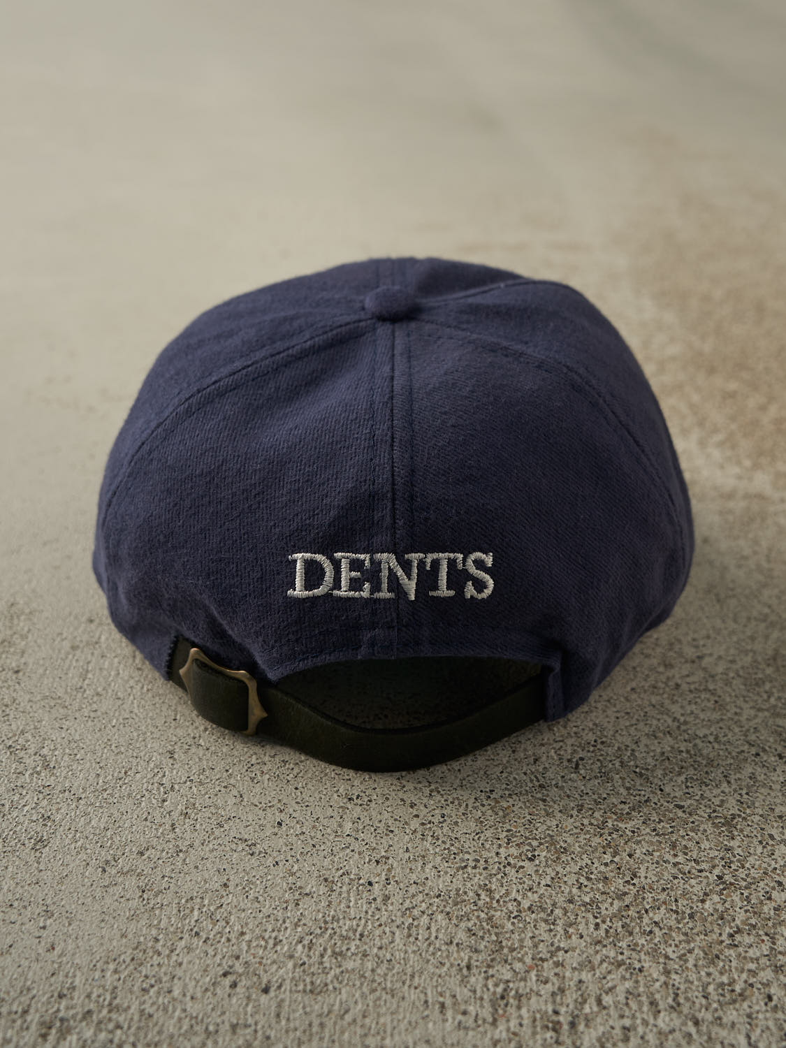 Vintage 90s Navy Blue Attitude U of T Leather Strapback (O/S)