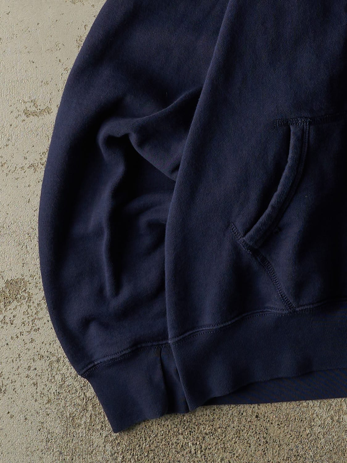 Vintage Y2K Navy Blue Polo Ralph Lauren Embroidered Hoodie (M/L)