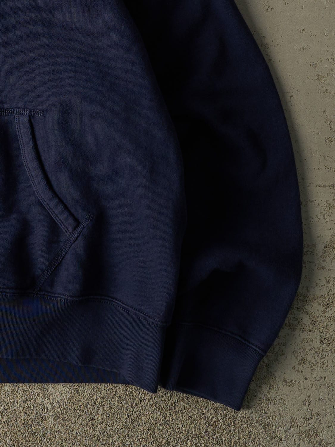 Vintage Y2K Navy Blue Polo Ralph Lauren Embroidered Hoodie (M/L)