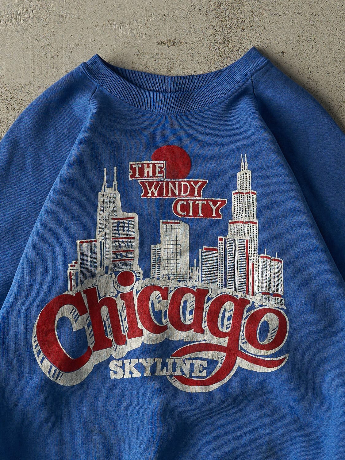 Vintage 80s Blue Chicago Crewneck (M)