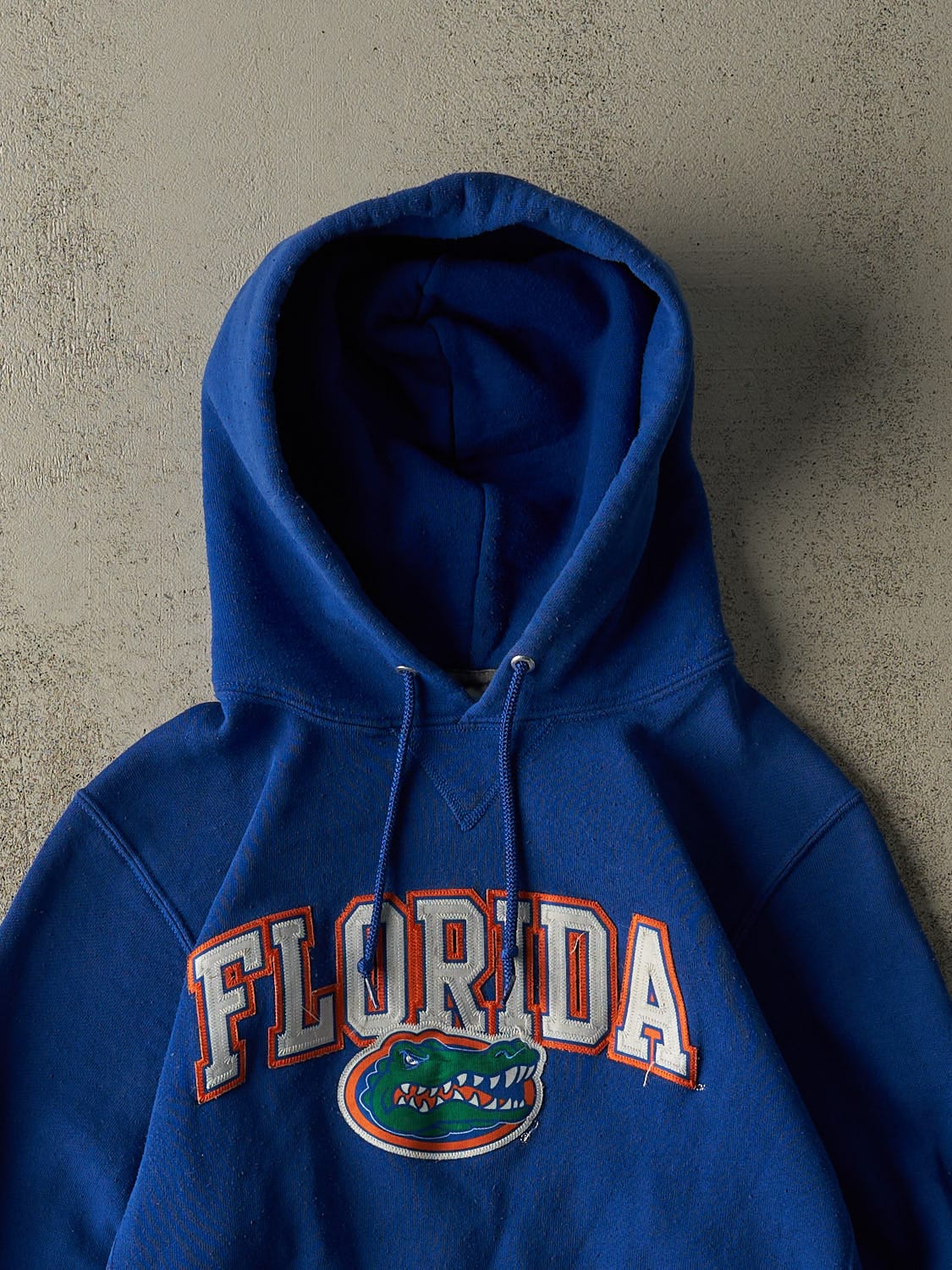 Vintage Y2K Blue Russell Athletic University of Florida Gators Hoodie (XS/S)