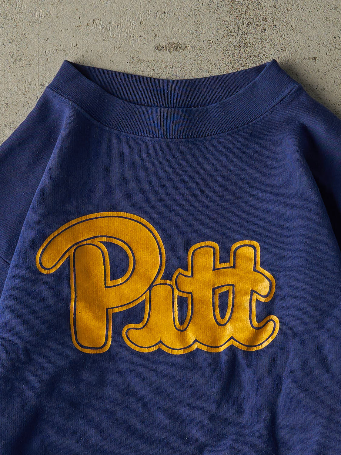 Vintage 90s Blue University of Pittsburgh Crewneck (XS/S)