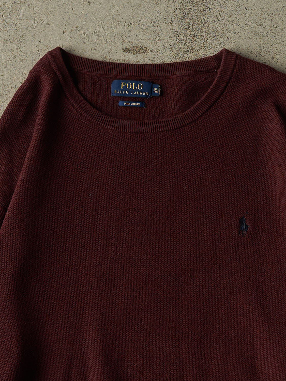 Vintage Y2K Red Polo Embroidered Knit (XL)
