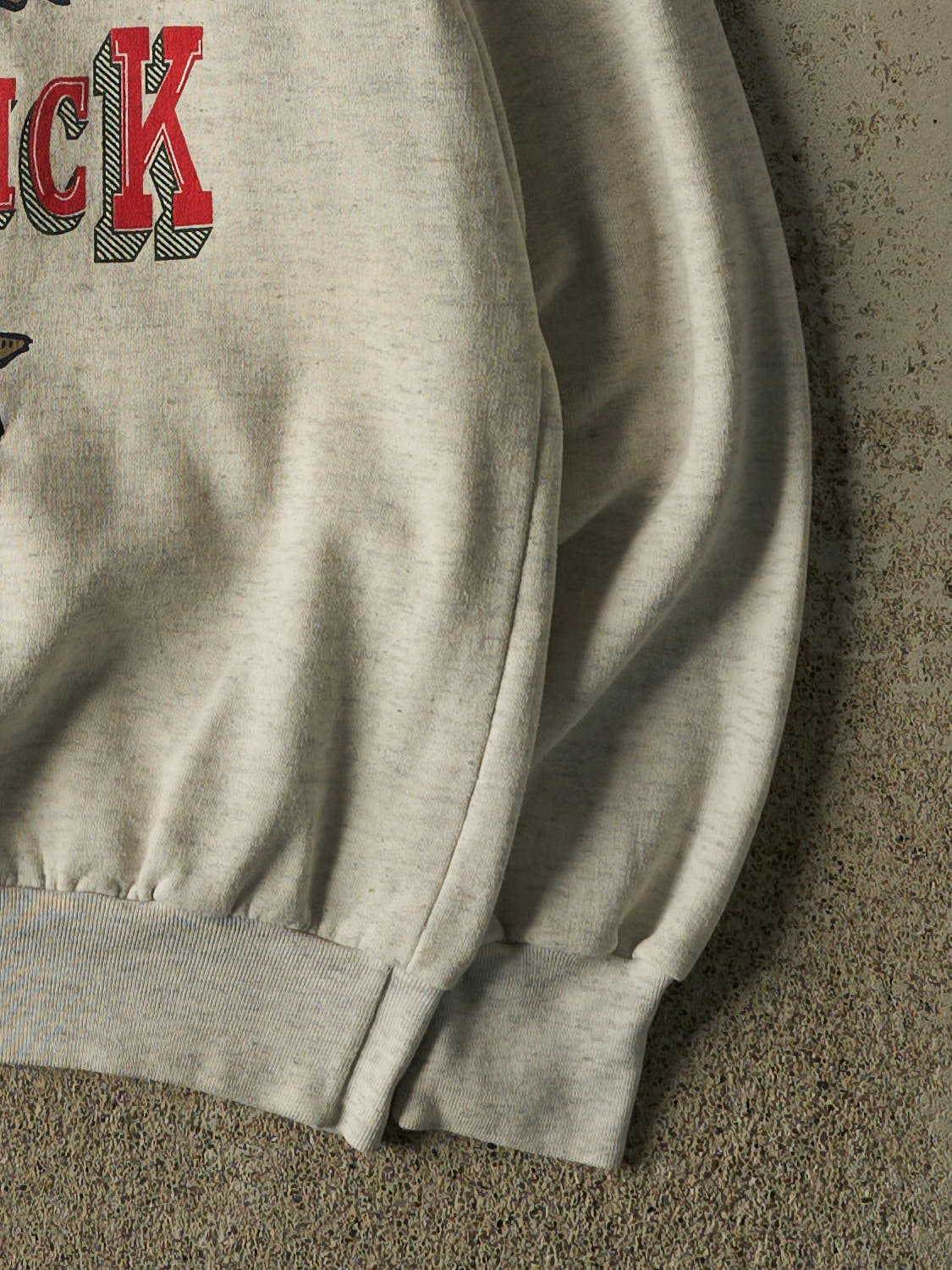 Vintage 80s Grey New Brunswick Quarter Zip Sweater (S/M)