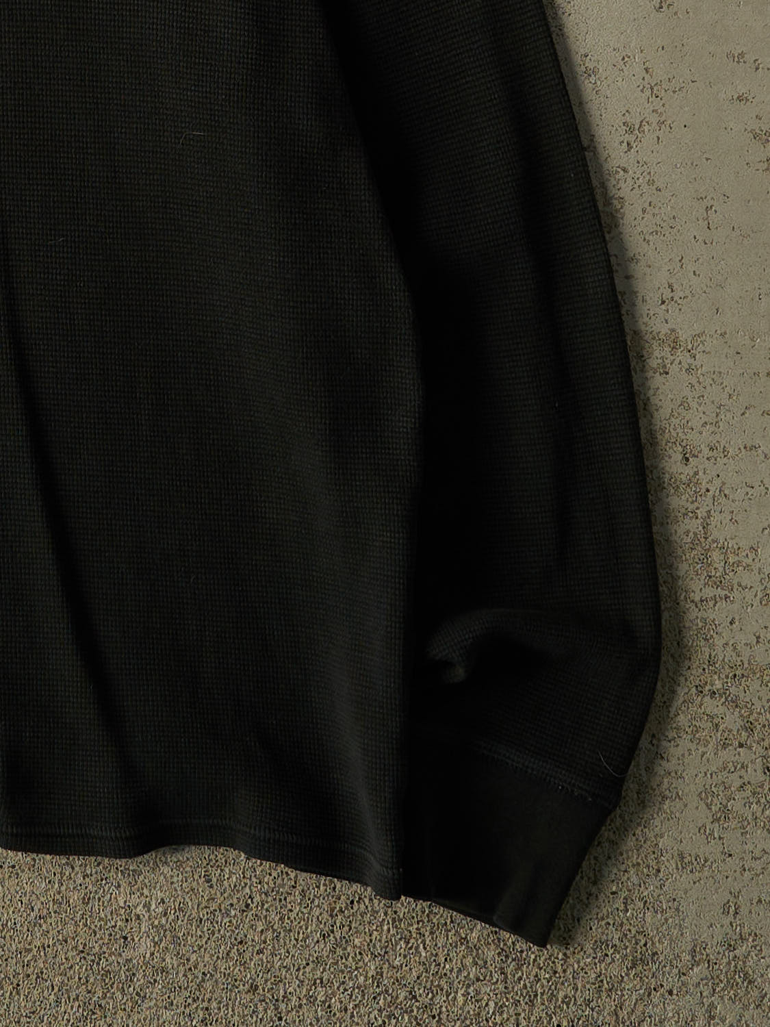 Vintage Y2K Black Polo Thermal Long Sleeve (M/L)